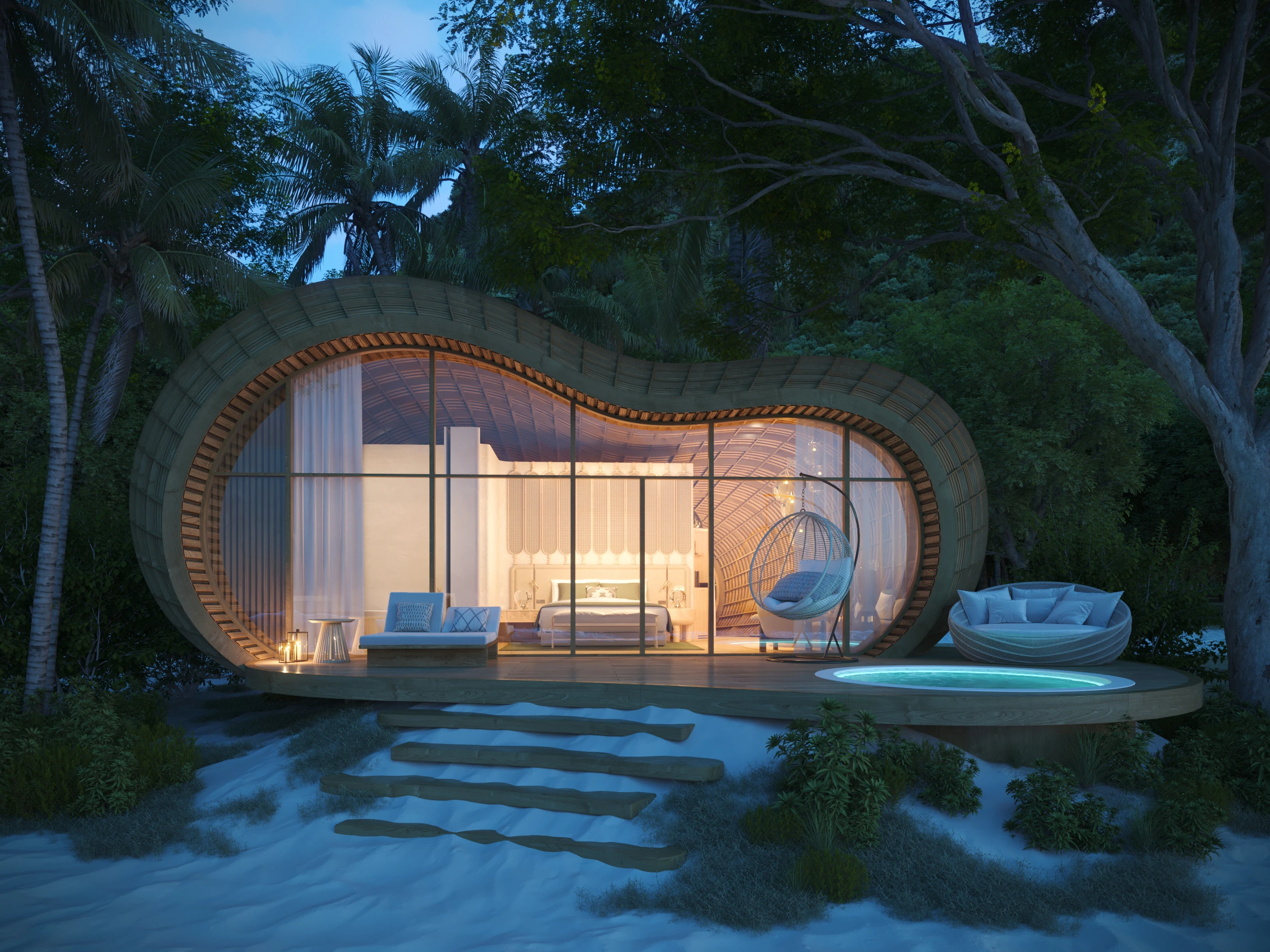 GAIA Luxury Habitat architecture view 7