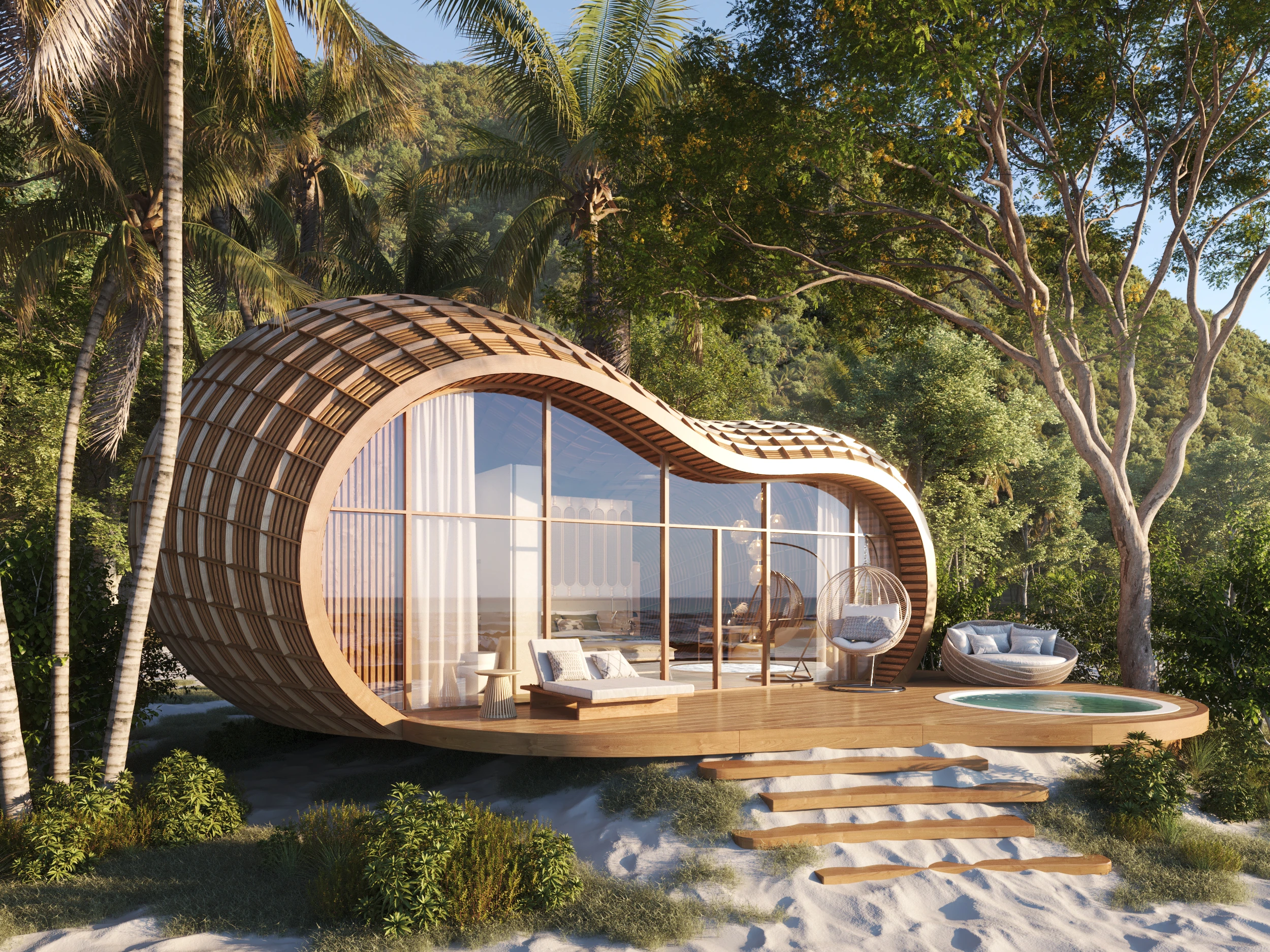 GAIA Luxury Habitat architecture view 2