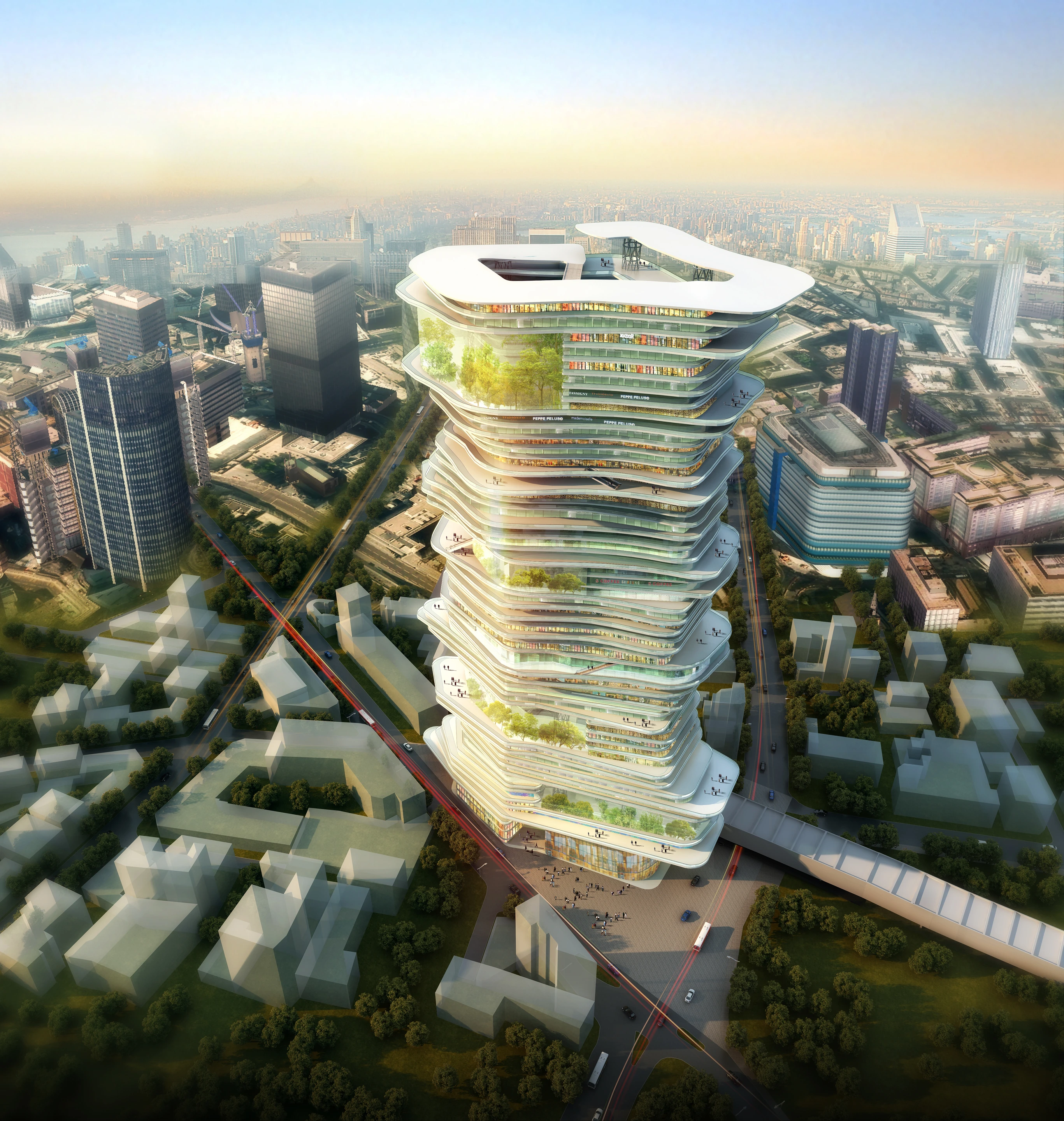 ENDLESS CITY IN HEIGHT, Architecture / Exterior 01