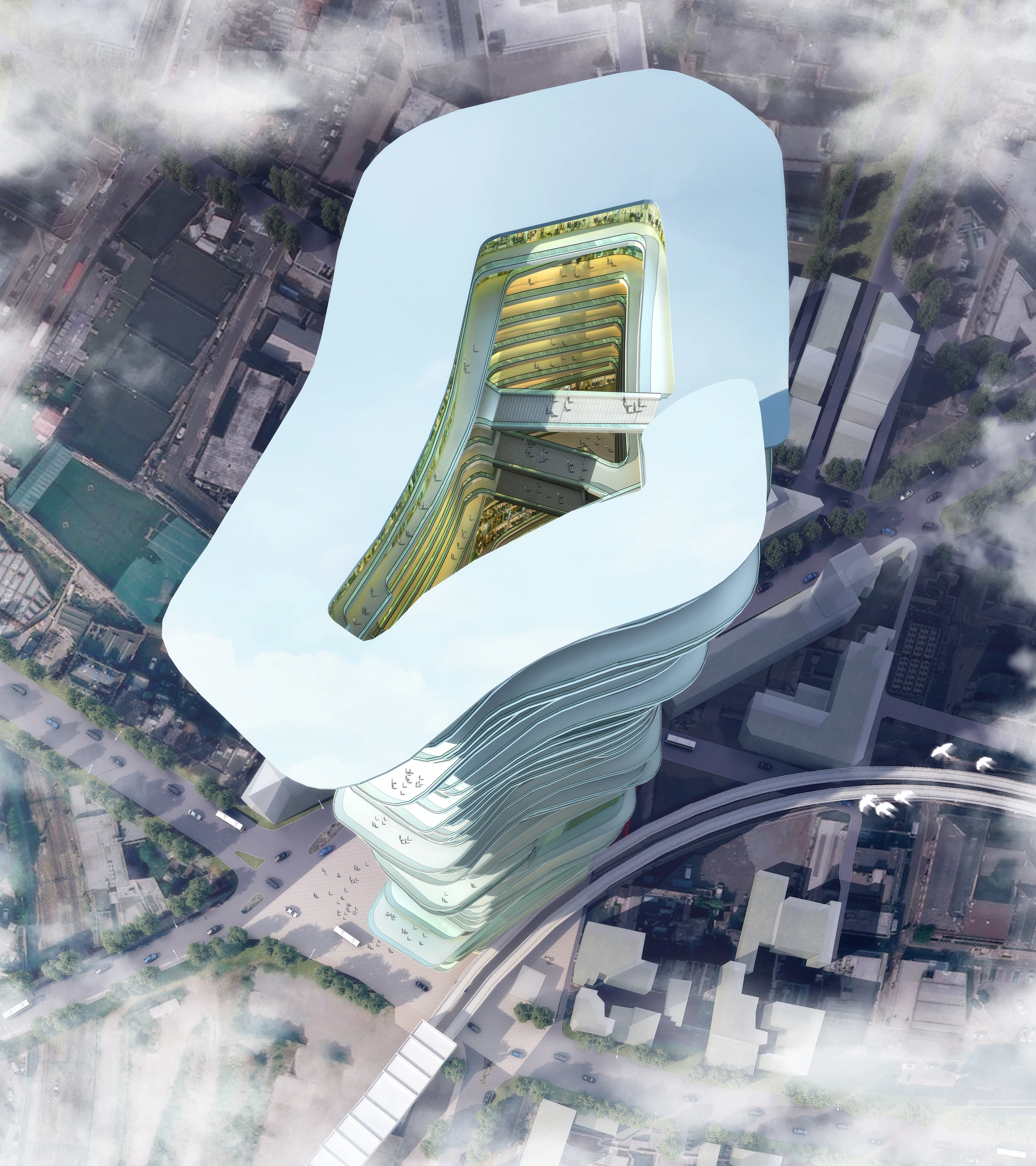 ENDLESS CITY IN HEIGHT, Architecture / Exterior 02