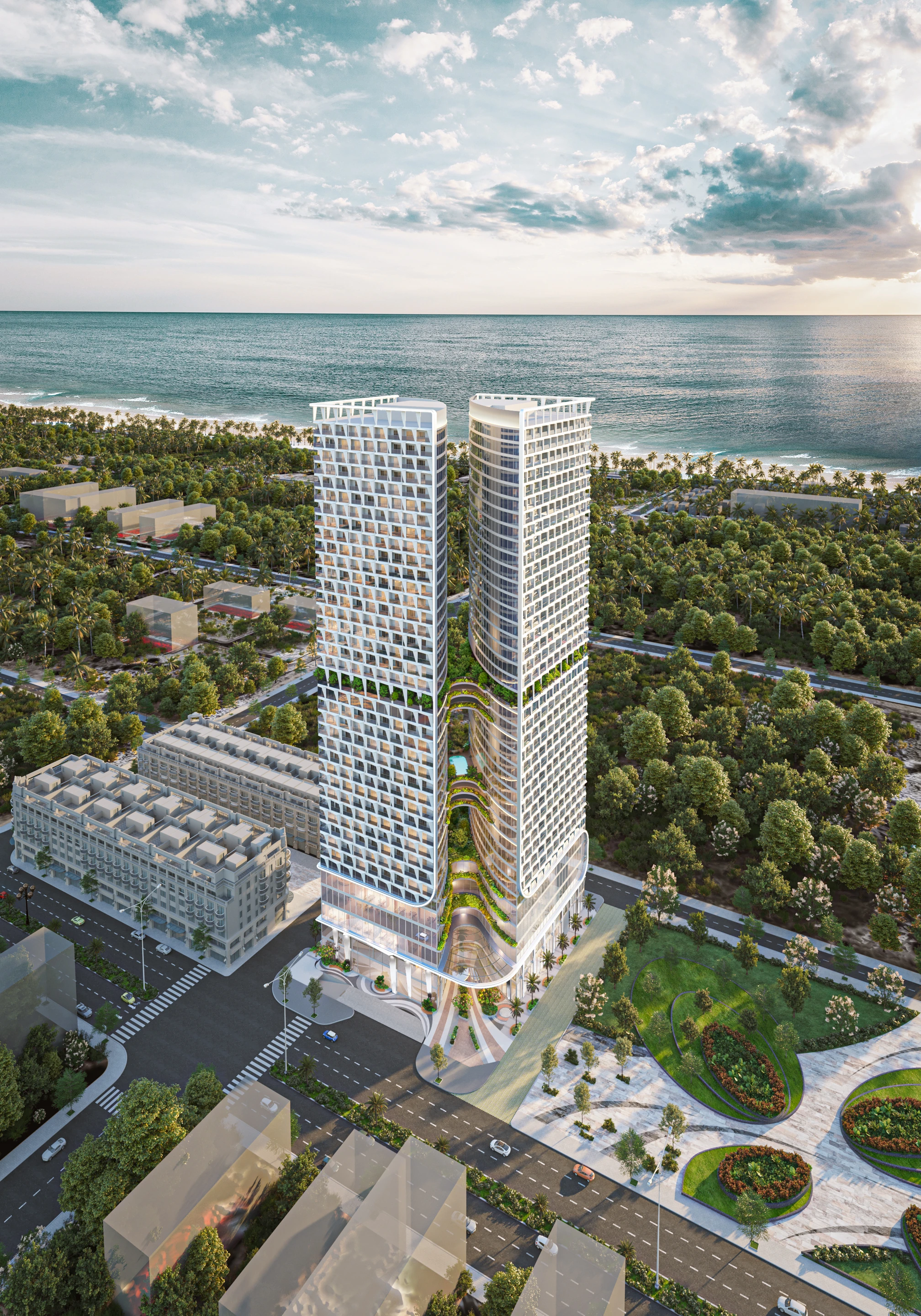 TWIN TOWER HOTEL, Architecture / Exterior 01