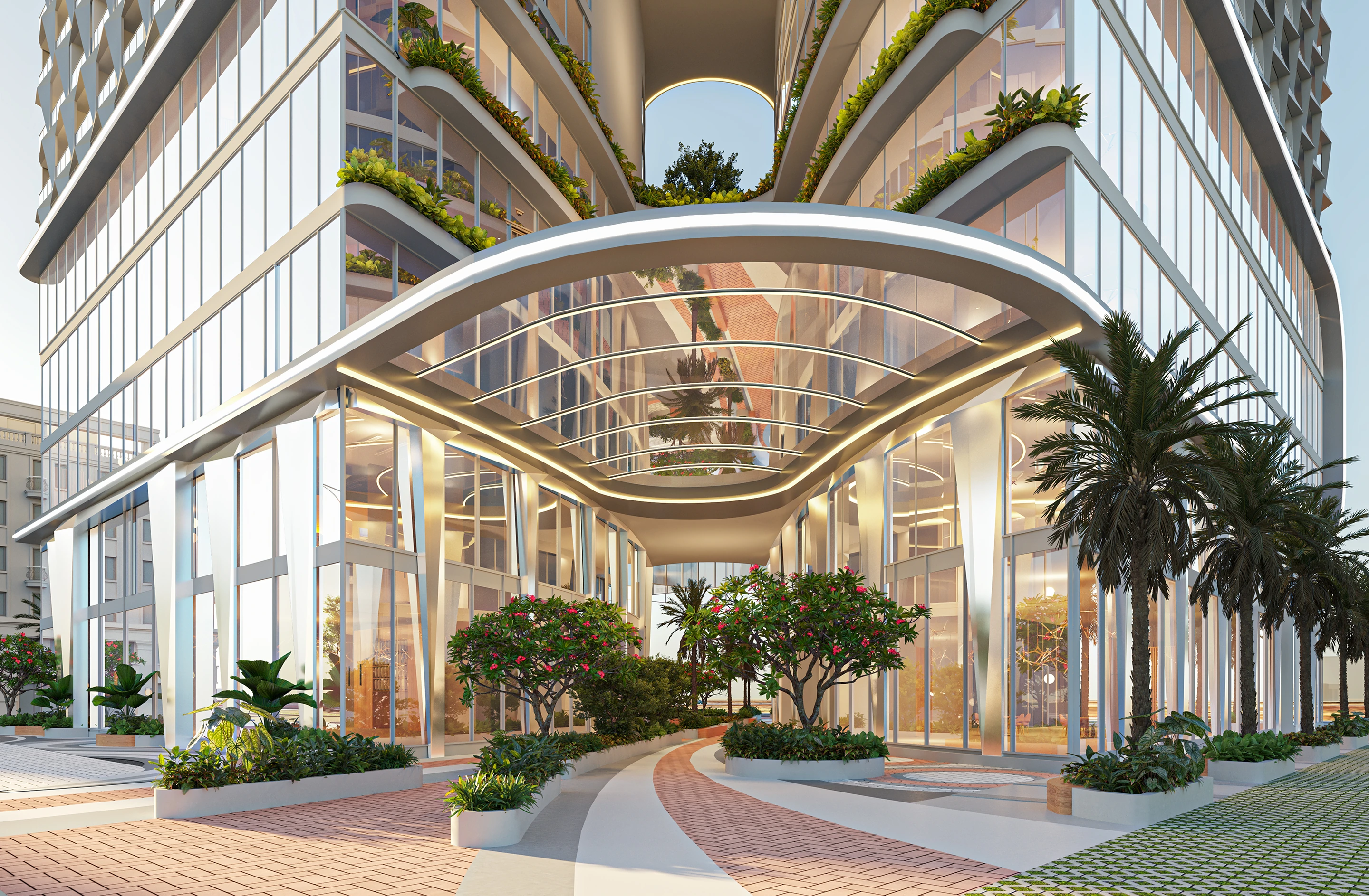 TWIN TOWER HOTEL, Architecture / Exterior 02