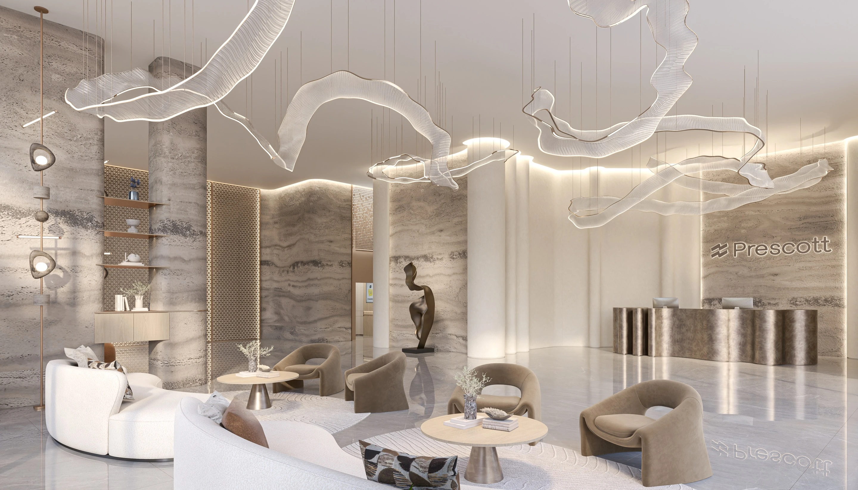 The Caden by Prescott lobby interior