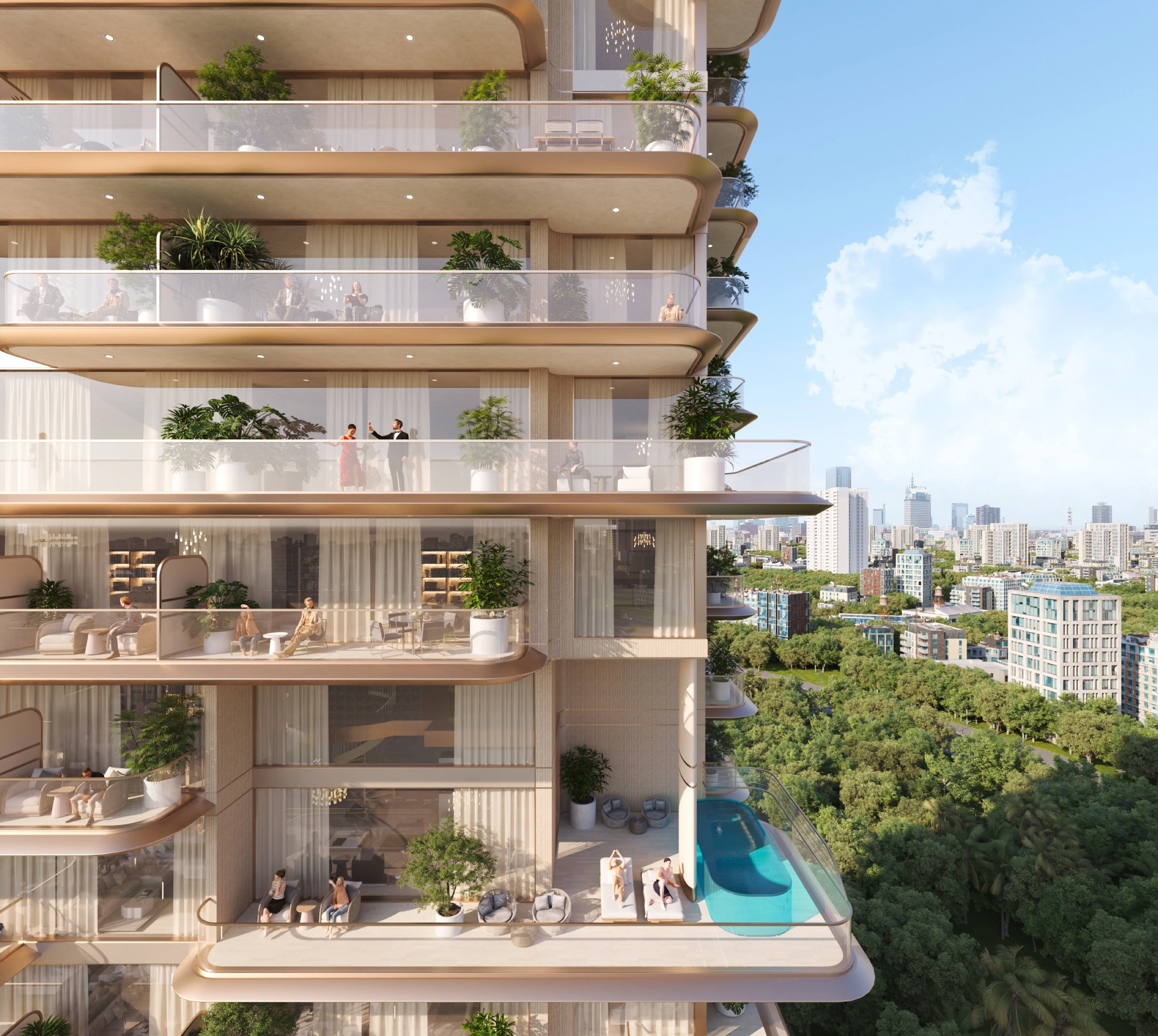 ONE PARK SQUARE, Architecture / Exterior