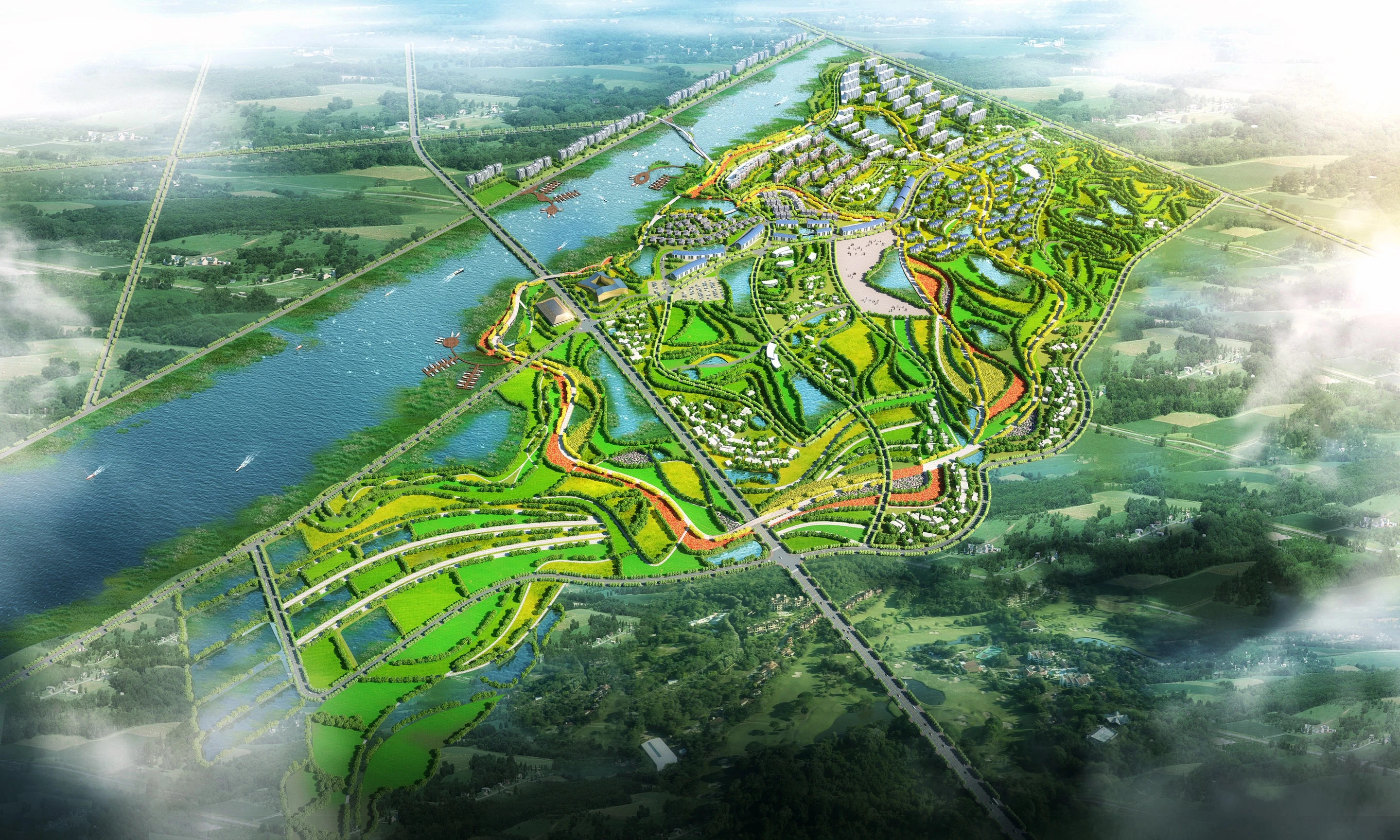 YUEYANG ECOLOGICAL TOURISM TOWN MASTERPLAN project cover