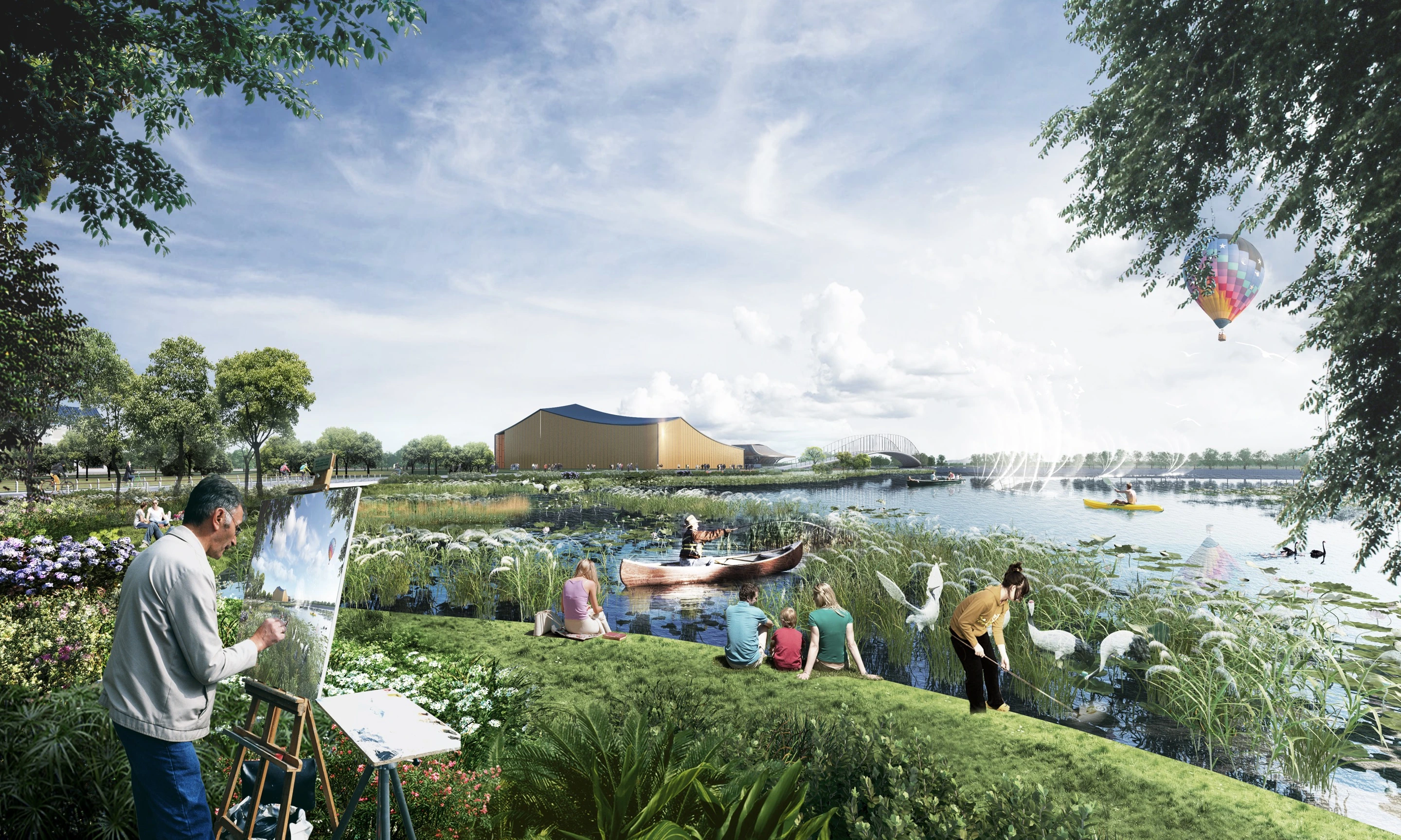 YUEYANG ECOLOGICAL TOURISM TOWN MASTERPLAN, Architecture / Exterior