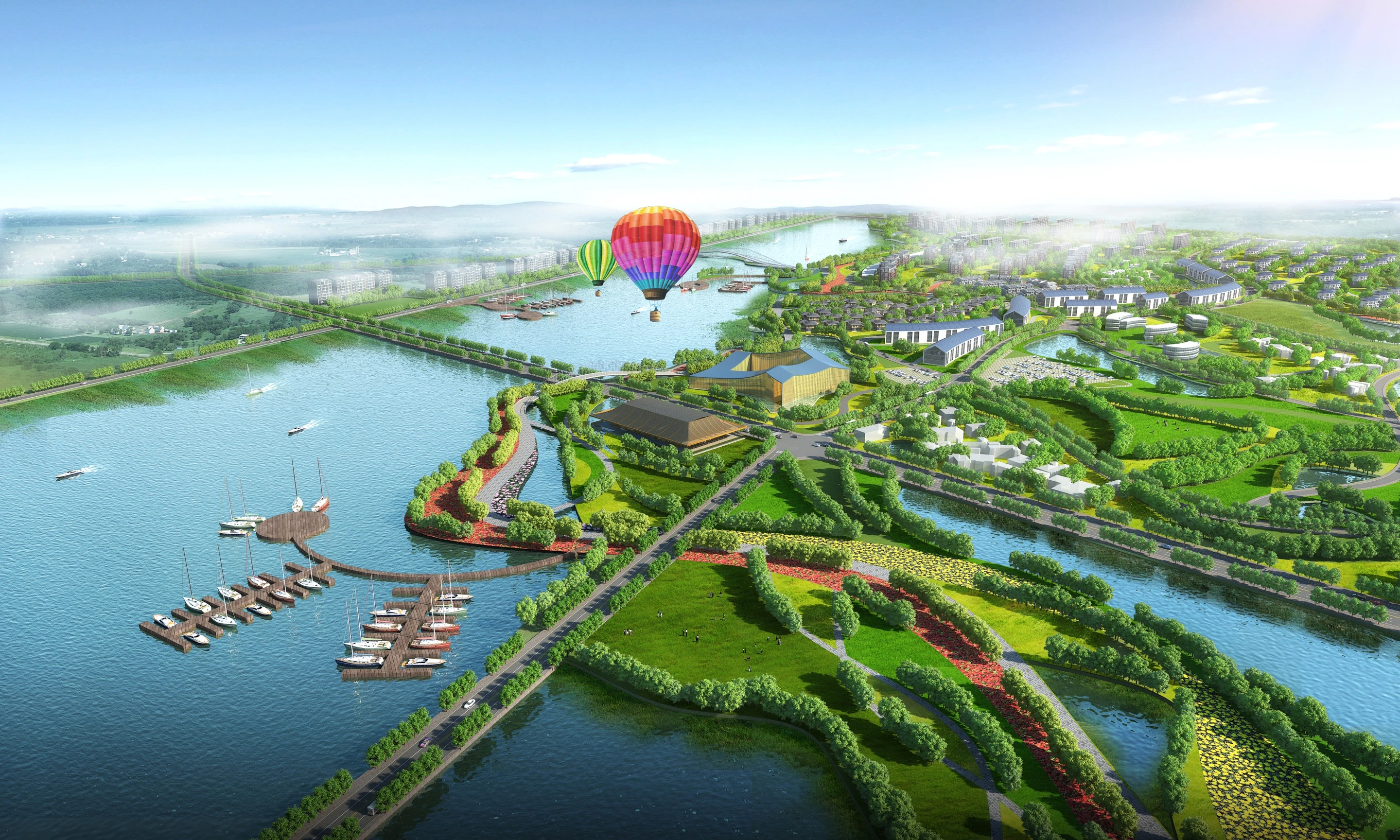 YUEYANG ECOLOGICAL TOURISM TOWN MASTERPLAN, Architecture / Exterior