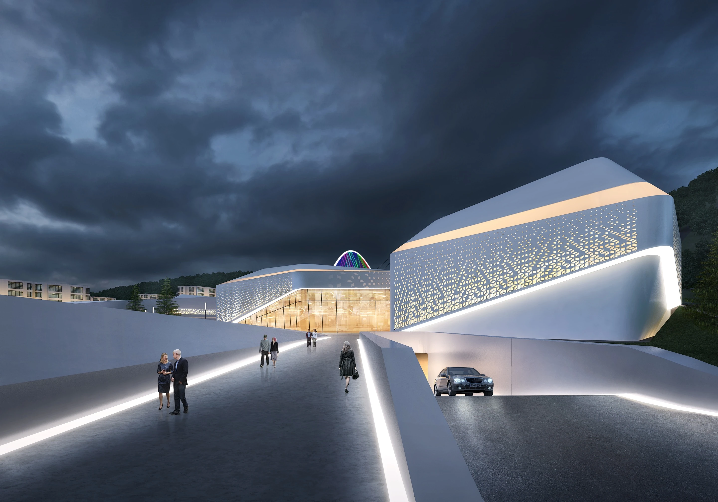 CHONGLI OLYMPIC PLAZA, Architecture / Exterior