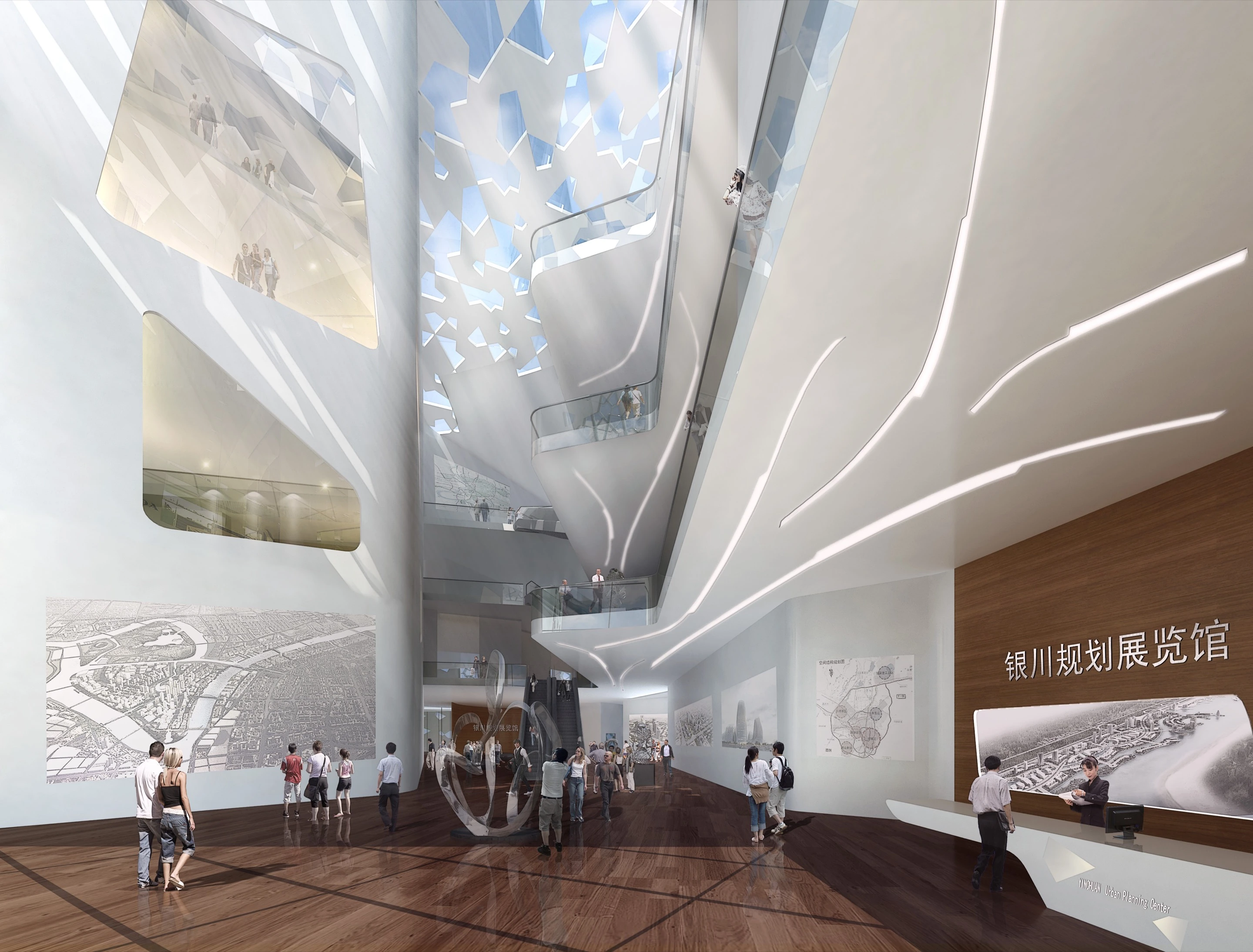 NINGXIA EXHIBITION CENTER, Interior