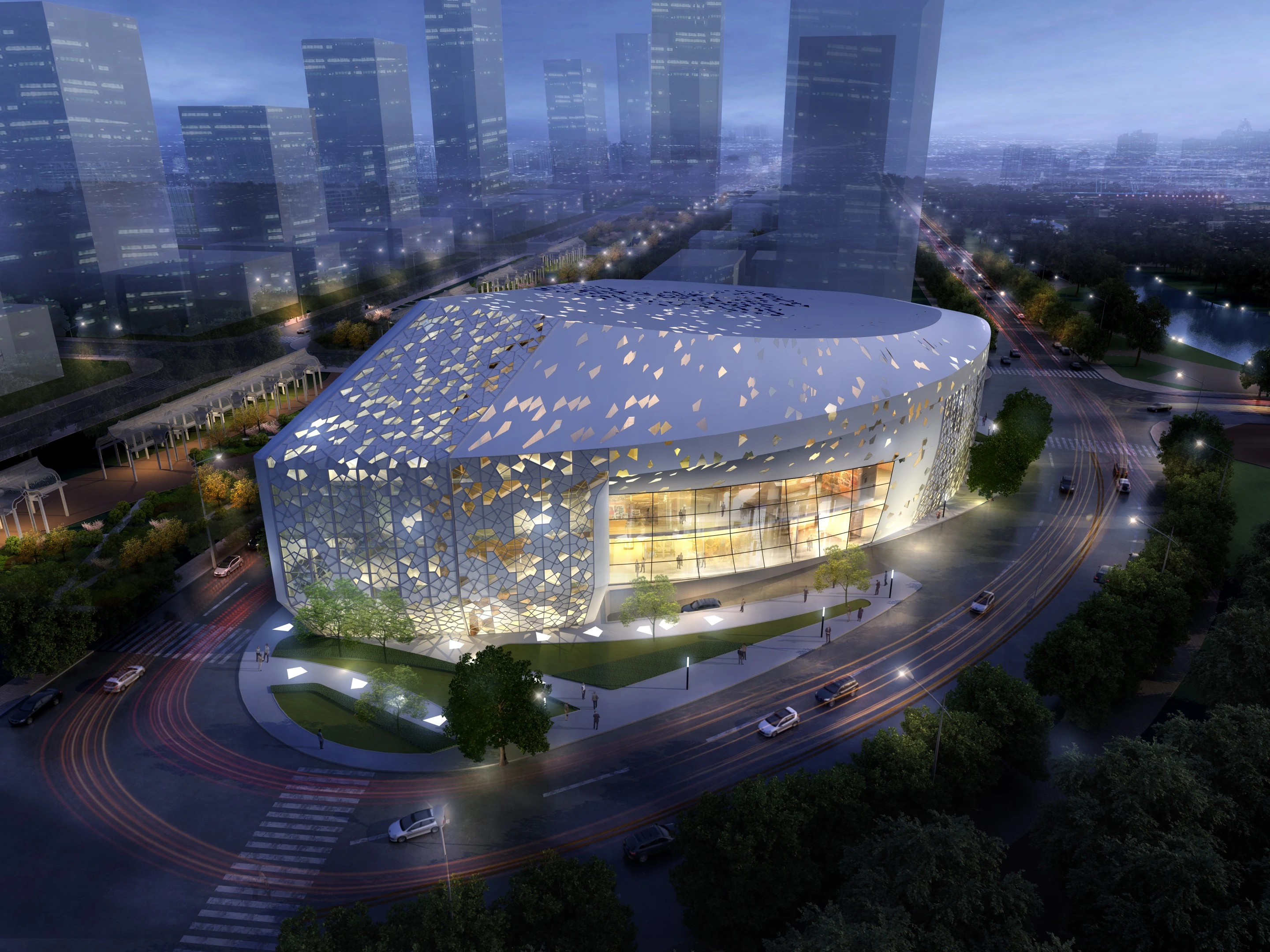 NINGXIA EXHIBITION CENTER, Architecture / Exterior