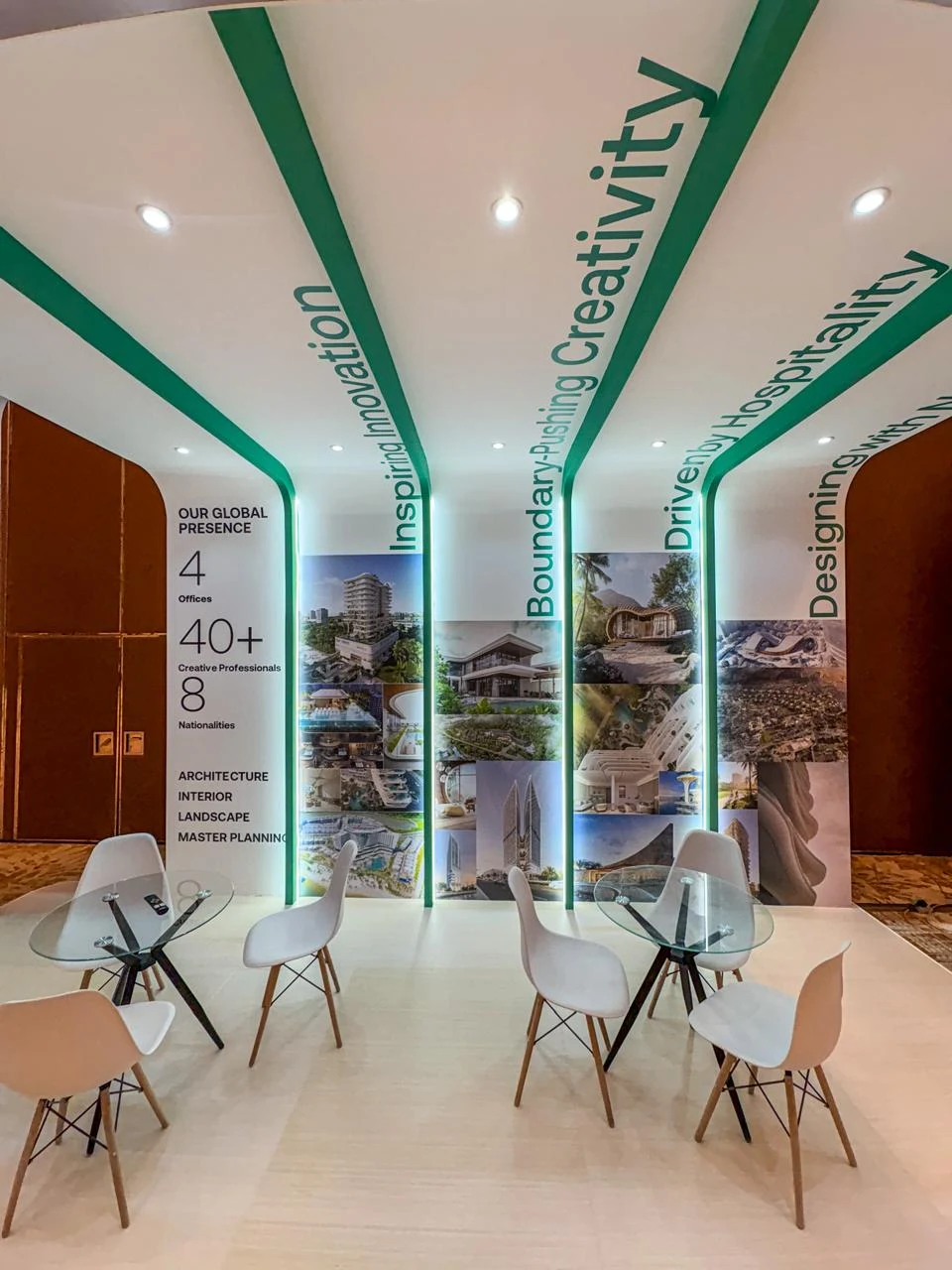 Valcarce Architects booth at Hospitality Network, view 3