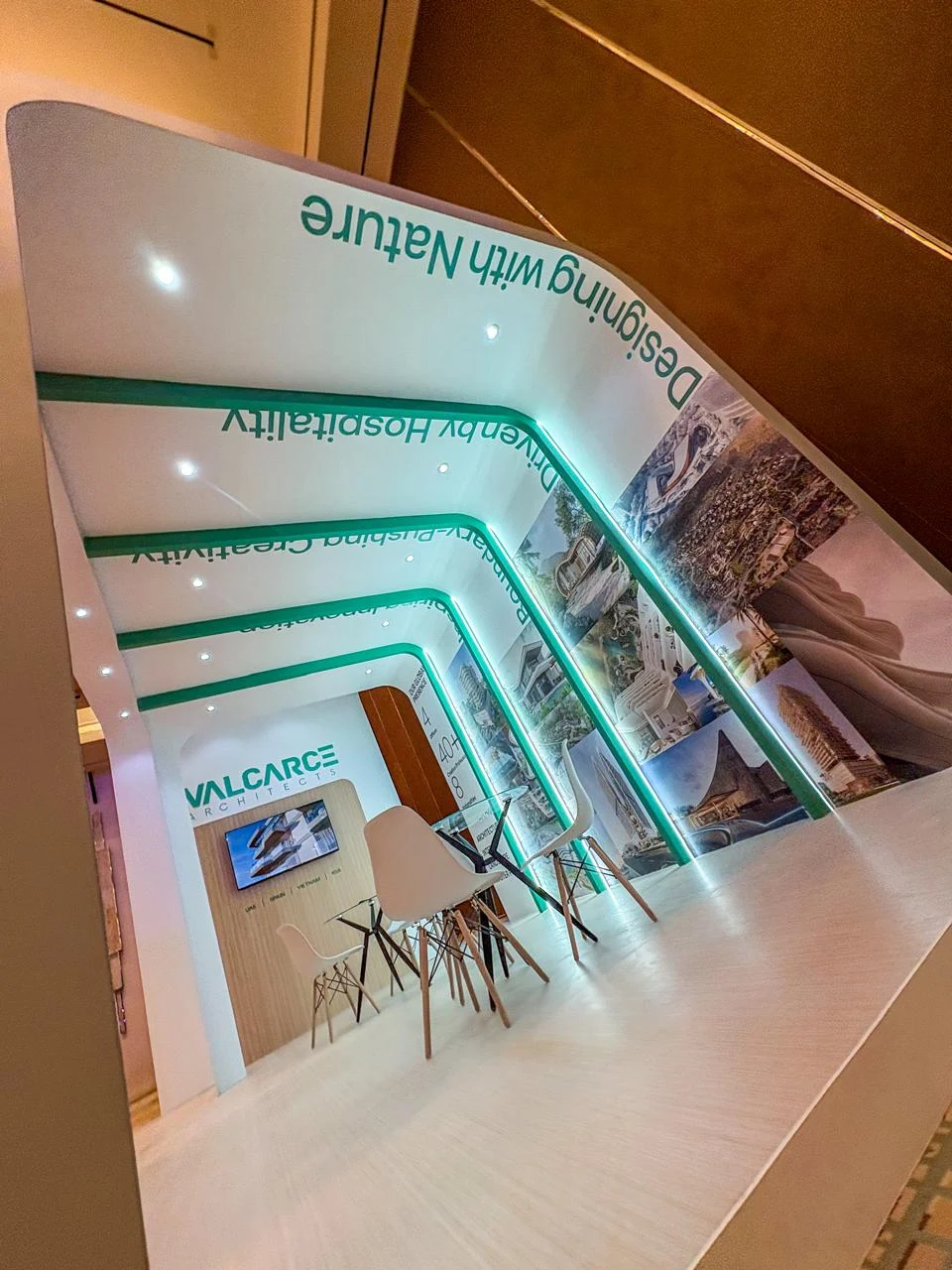 Valcarce Architects booth at Hospitality Network, view 2