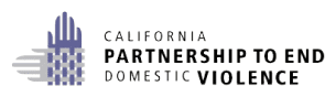 California Partnership to End Domestic Violence logo