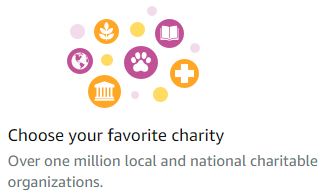 Choose your favorite charity from over one million local and national charitable organizations