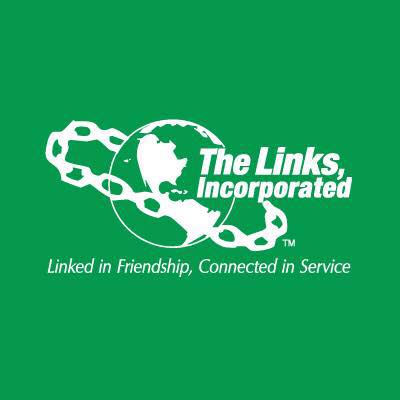 The Links, Incorporated logo: Linked in Friendship, Connected in Service