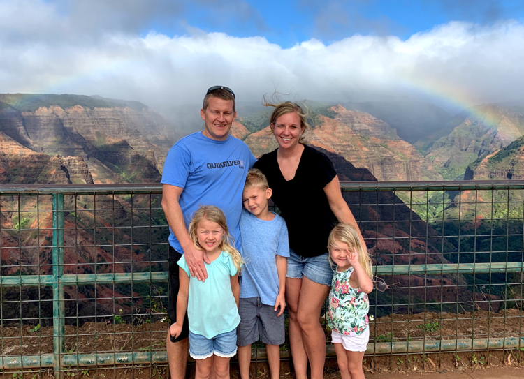 Text Box: Bruce and his four sons
(From left to right: Matt, Dave, Brad, Tim)