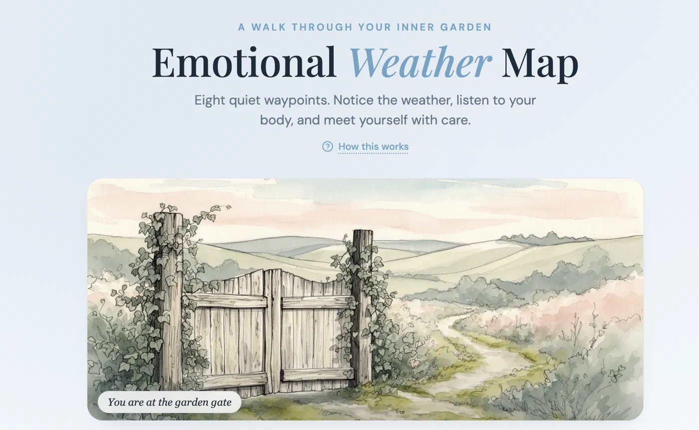 Emotional weather check-in
