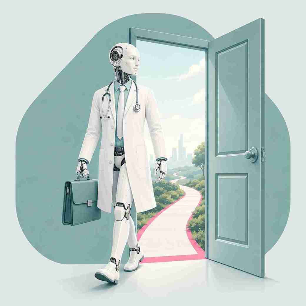 Robot doctor leaves one situation heading for another