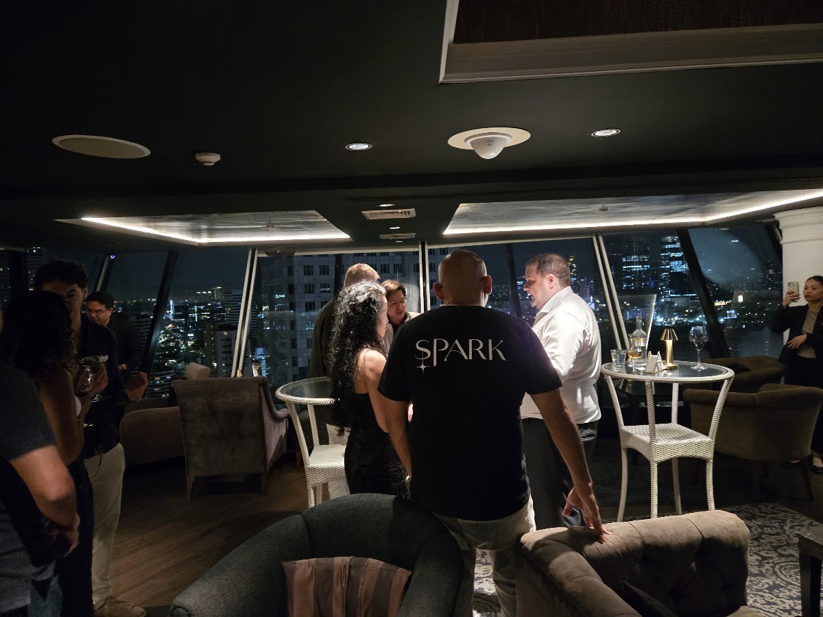 A SPARK evening at Axis & Spin rooftop