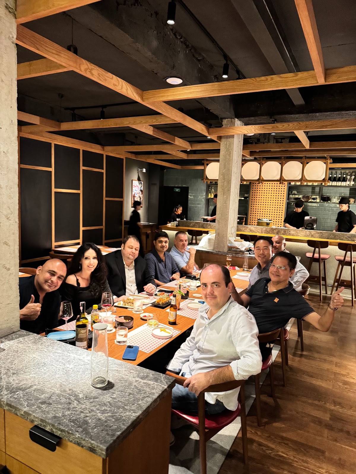 A curated table at Fatboy Izakaya