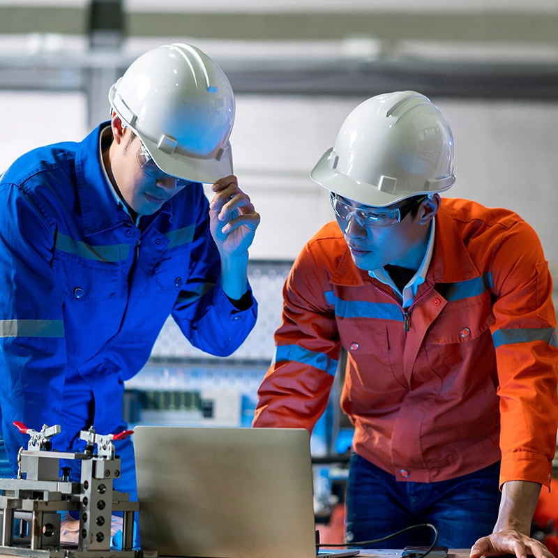 [background image] image of workspace (for a manufacturing plant)