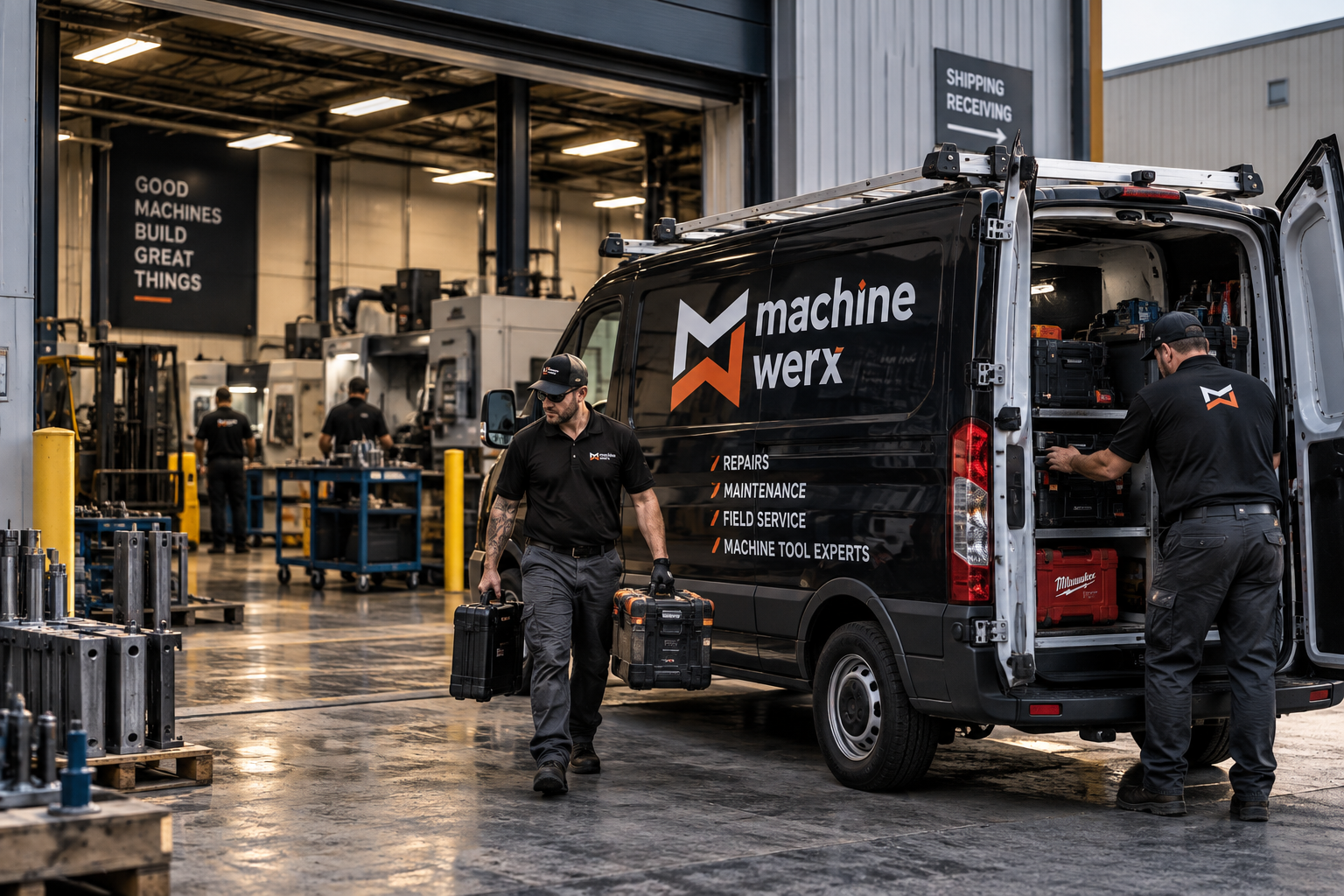 image of factory exterior (for a manufacturing plant)