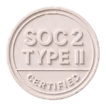 SOC 2 Type II Certified security compliance badge