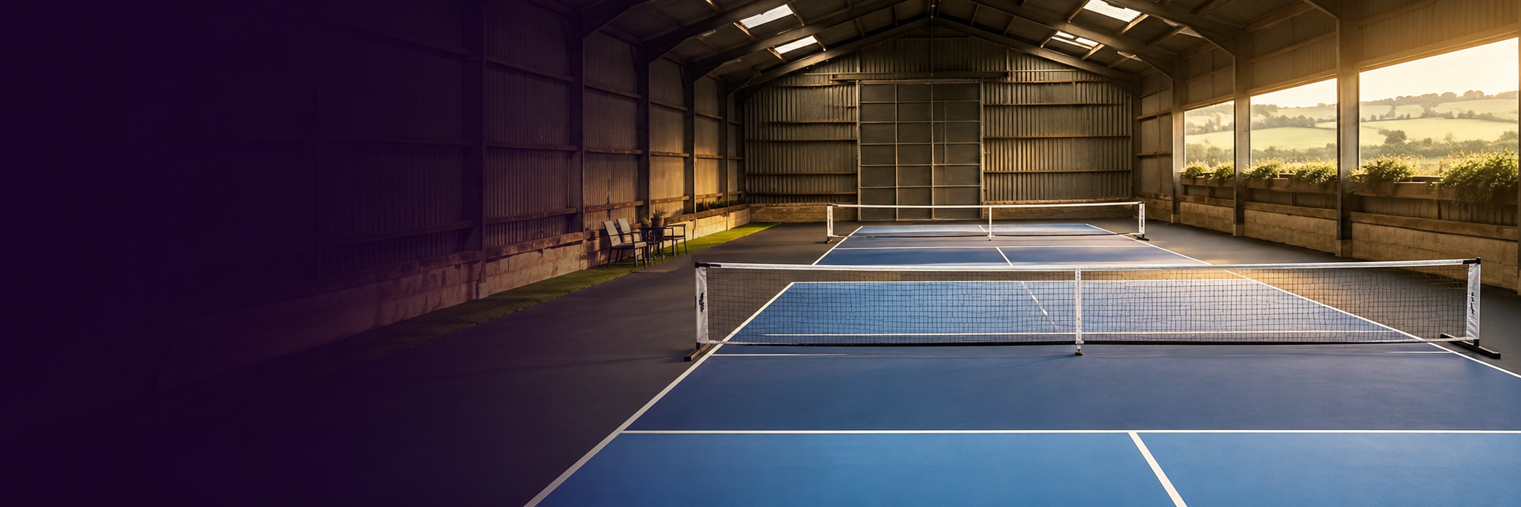 Rural pickleball retreat