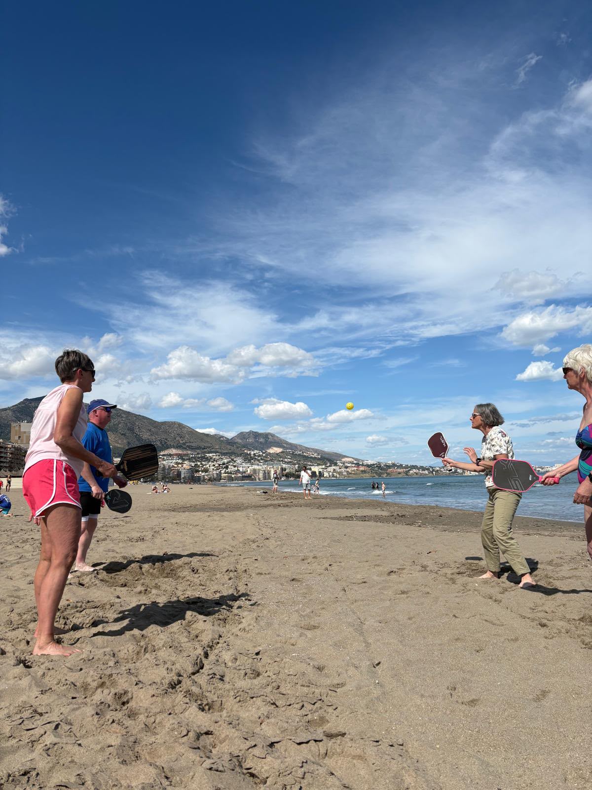 Pickleball courts and play in Fuengirola