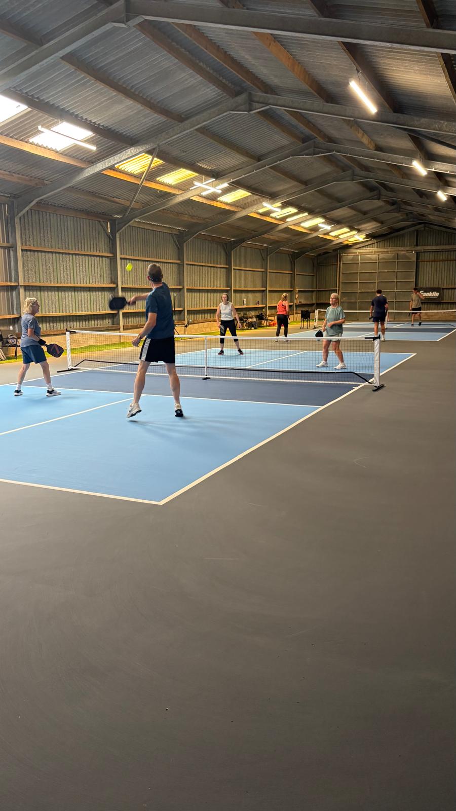 Players at the West Midlands Pickleball Academy