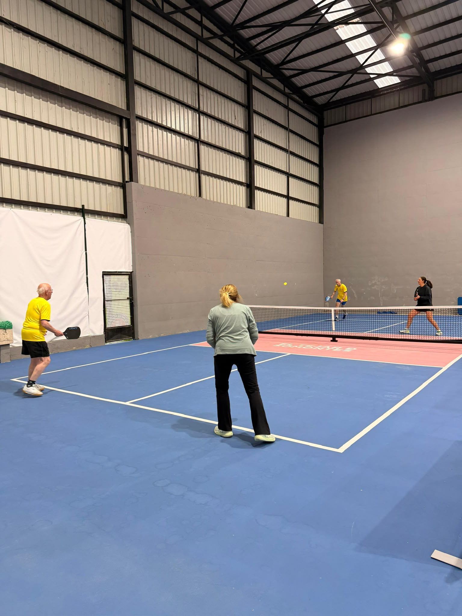 Madrid players during pickleball trip