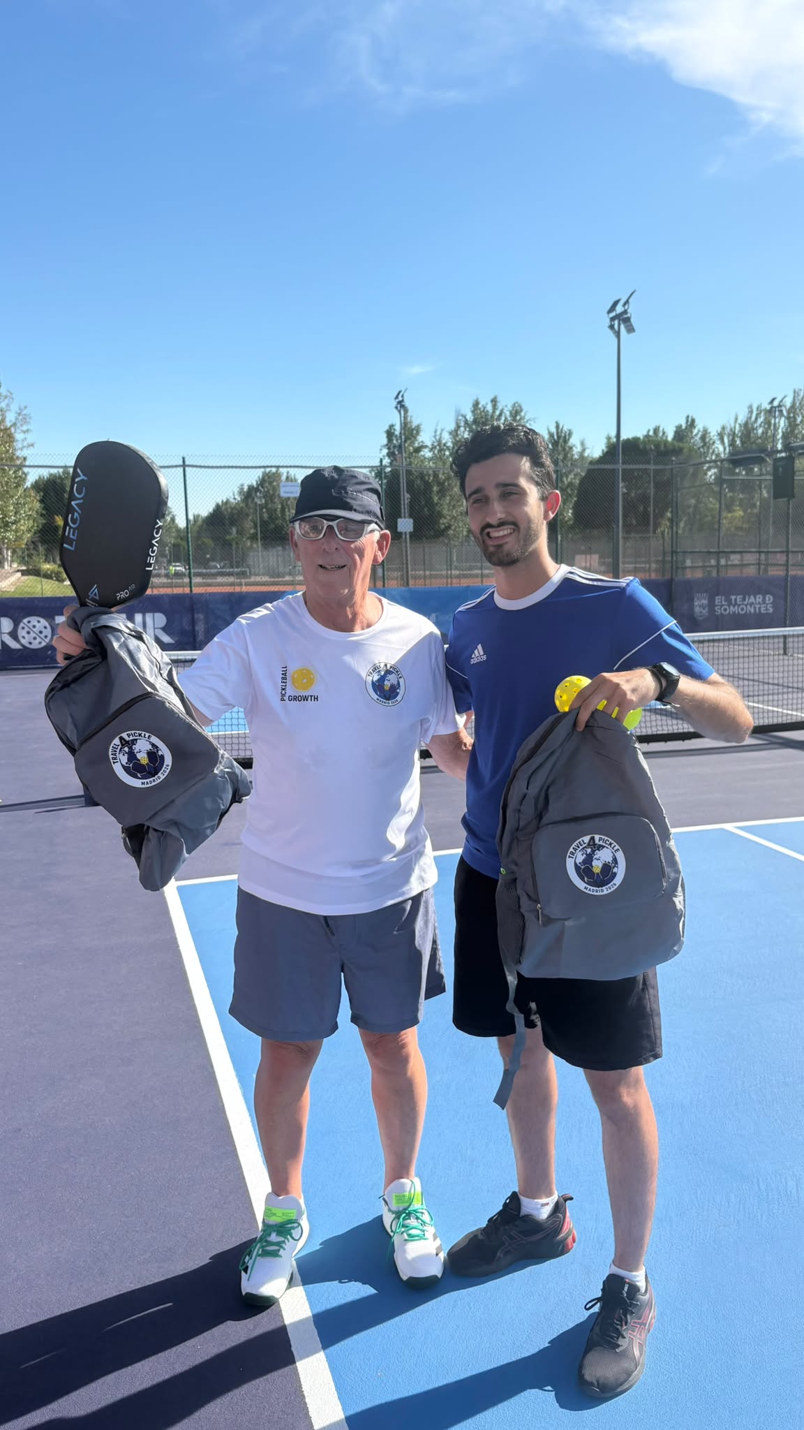 Madrid pickleball coaching session