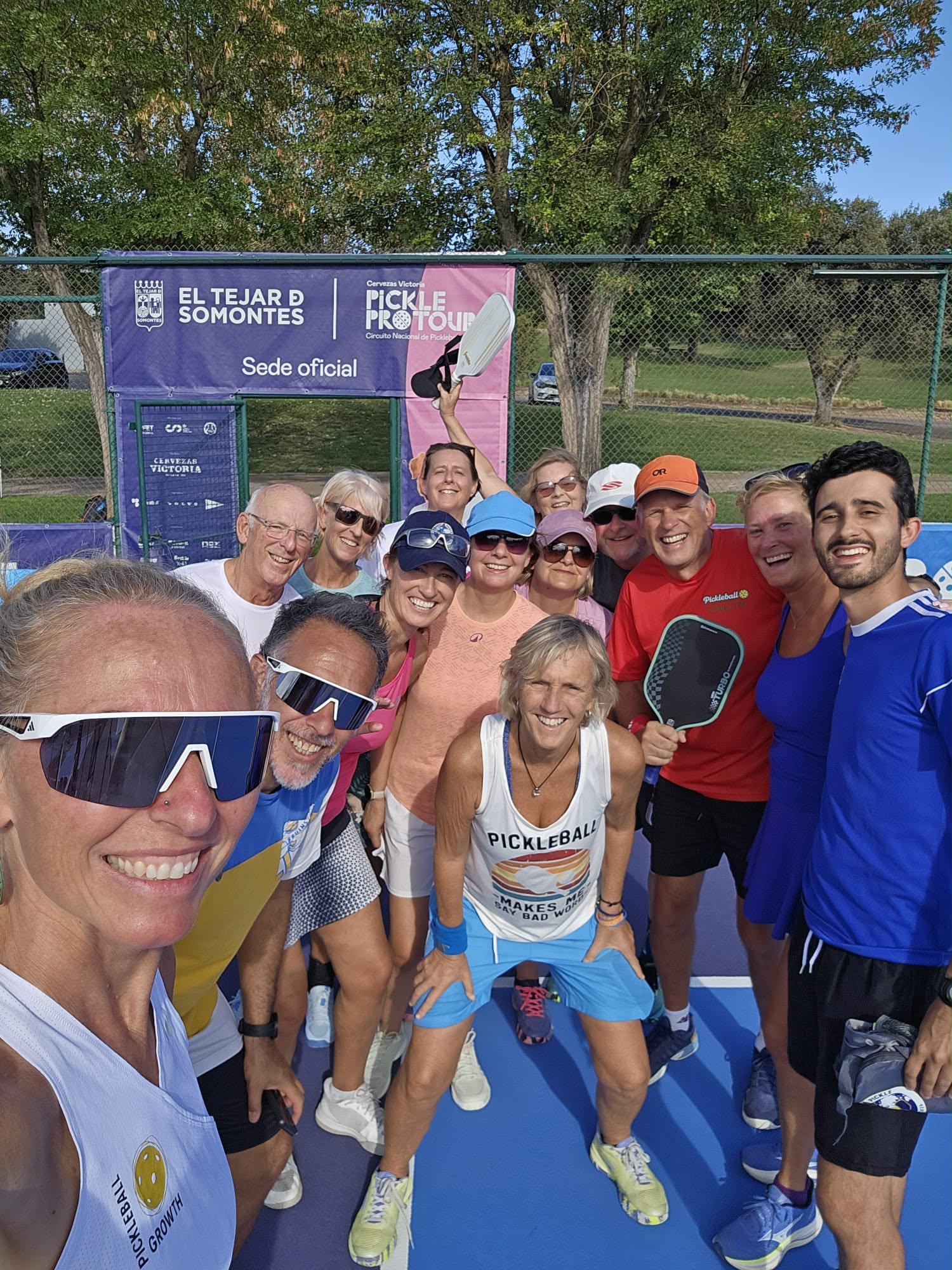 Madrid pickleball trip moment