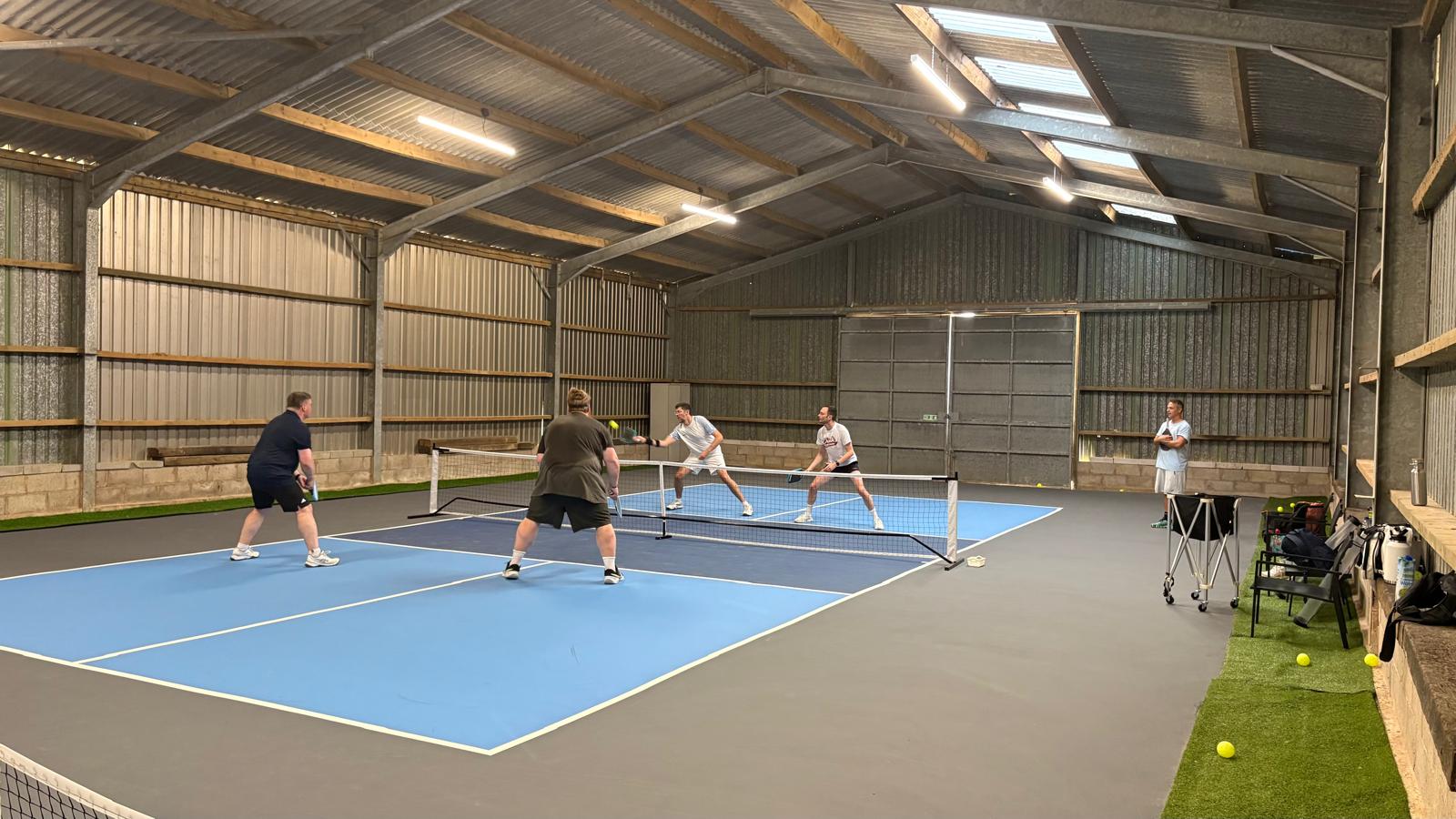 English countryside pickleball break