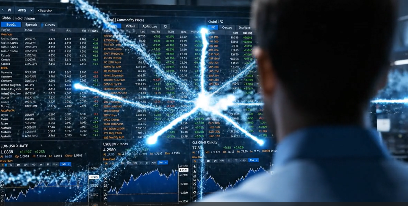 [background image] image of an open laptop in an office (for a ai healthcare company)