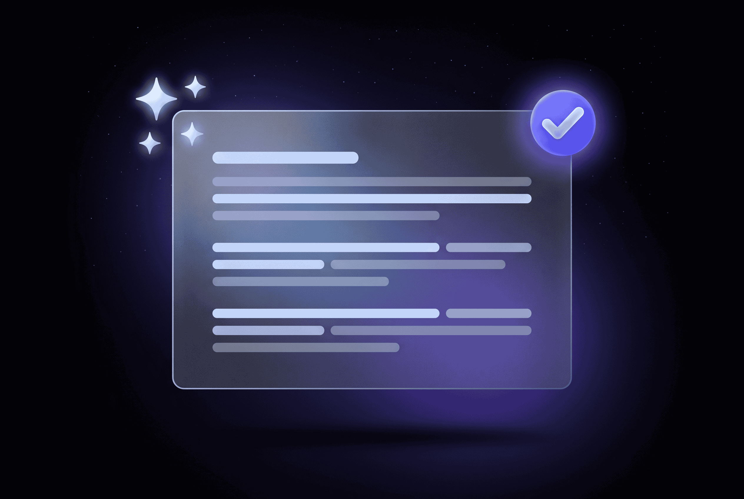 Sleek dark UI showing a bar chart, peach logo, and a speech bubble saying “Mooni is sleek, fast, and incredibly powerful,” with orange labels pointing to elements.