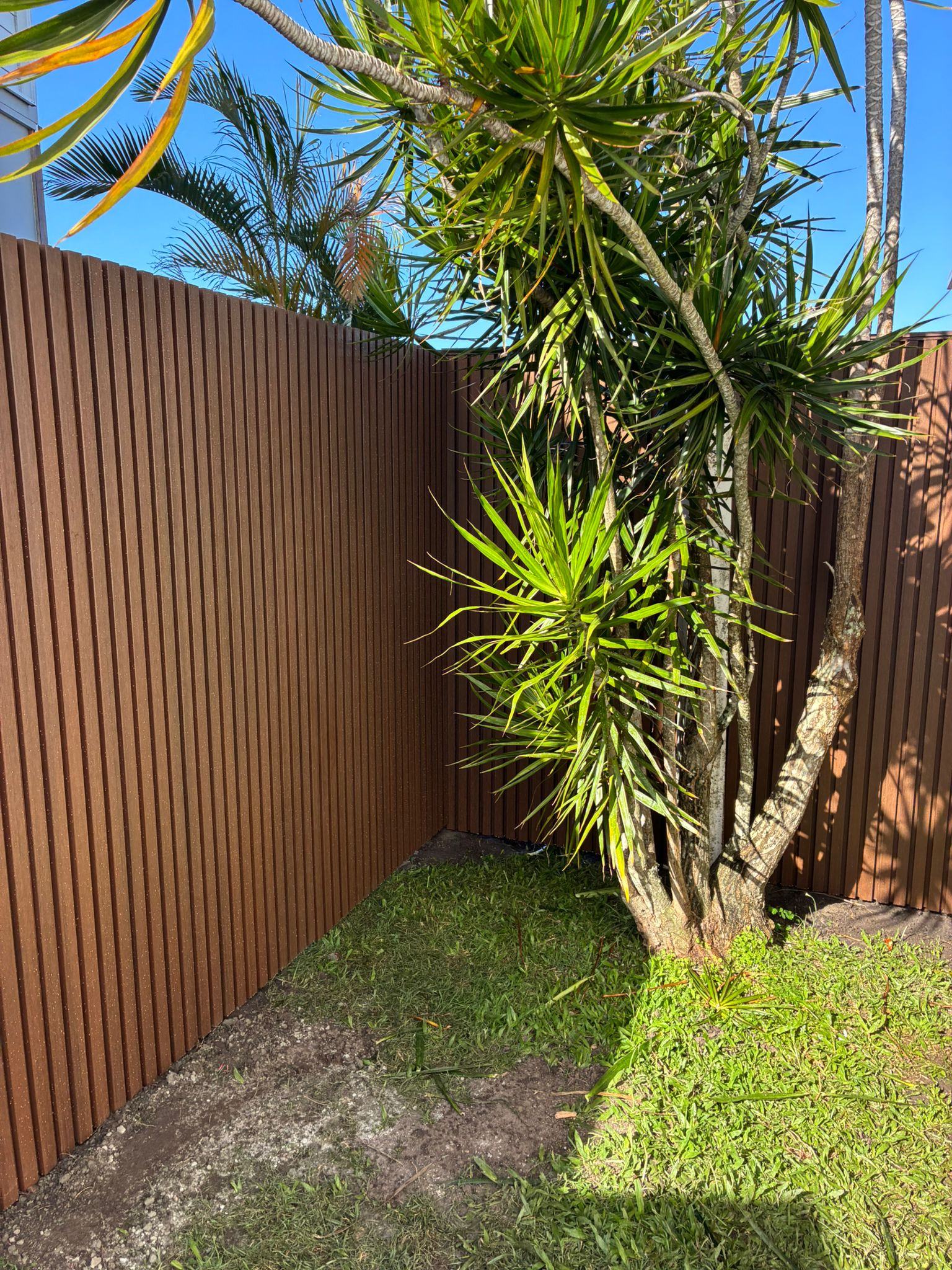 Cladded Fence  Mooloolaba Waterfront