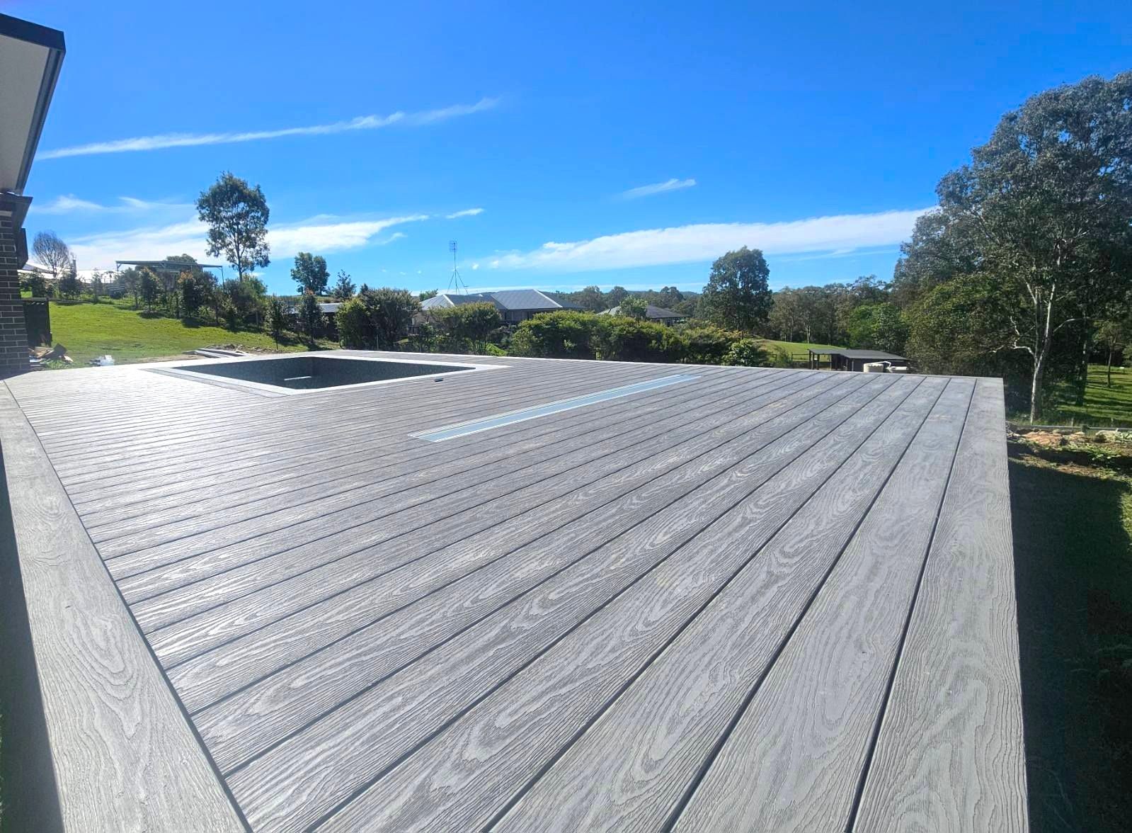 Decking Made to Suit the Samsonvale Climate | Composite Decking, Glass Pool Fencing & Perforated Pool Fencing 