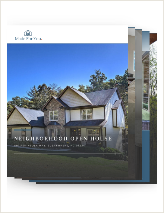 Social carousel for a real estate listing, slides matched to the agent's brand for Instagram, Facebook, and LinkedIn