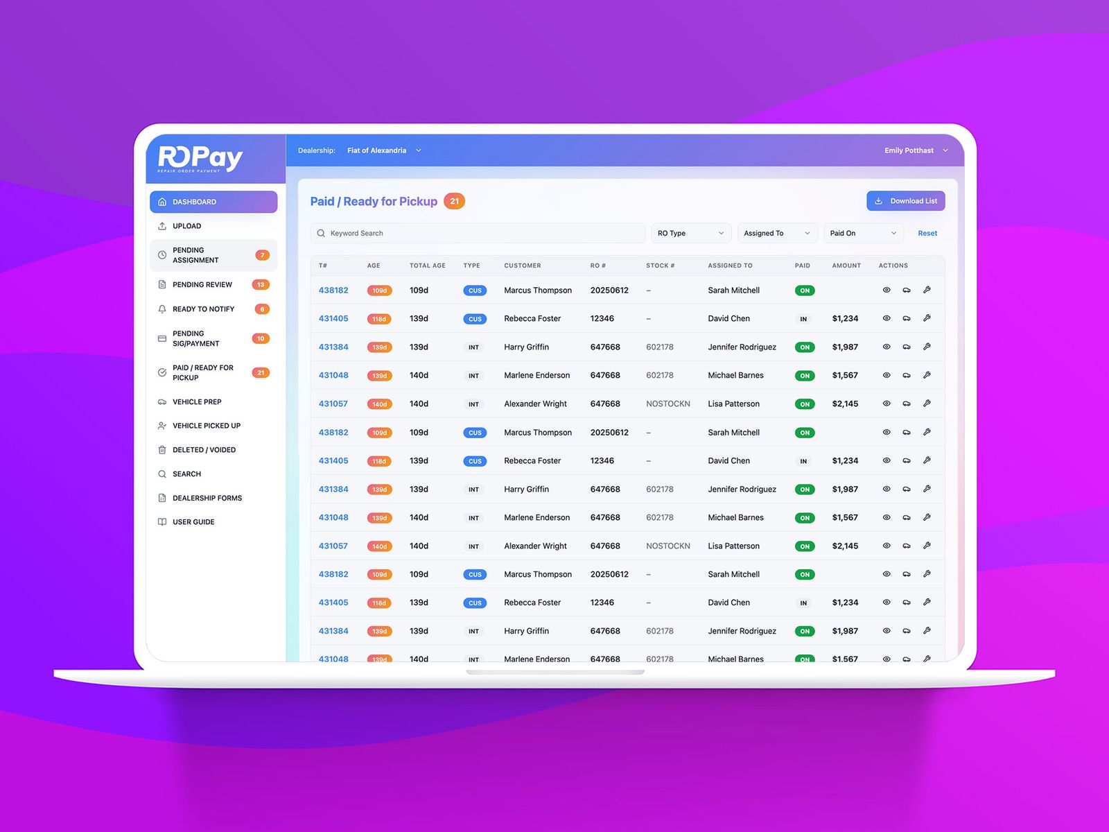 ROPay Final Mockup Purple
