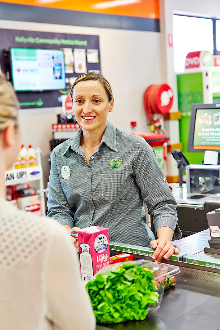 Woolworths customer service uniform