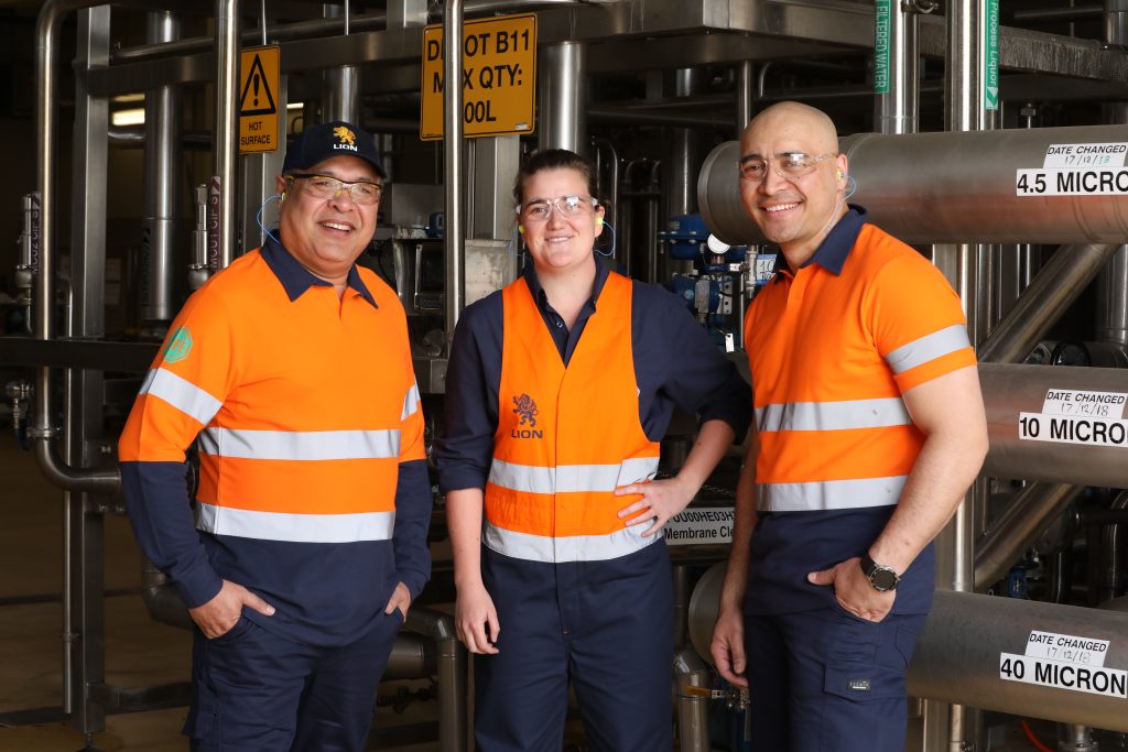 Lion Staff in Hi Vis Uniforms