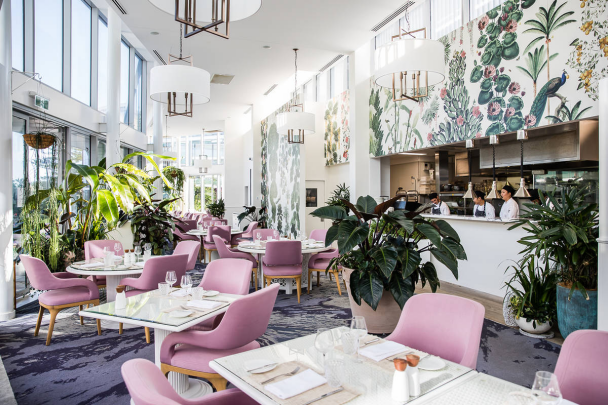 Trendy cafe