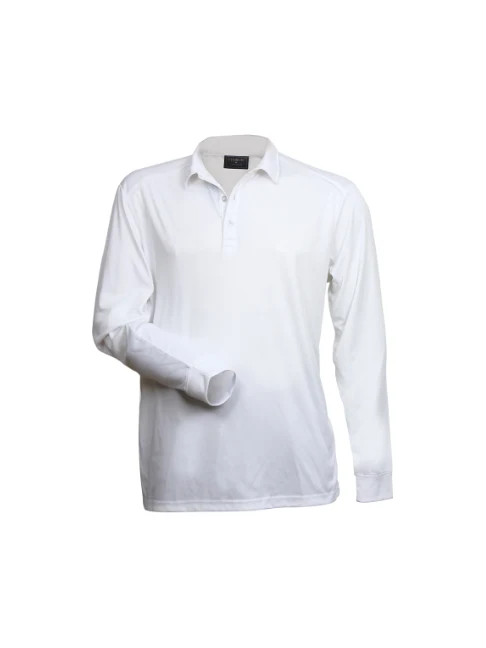 Freshen Polo L/S Men's in White