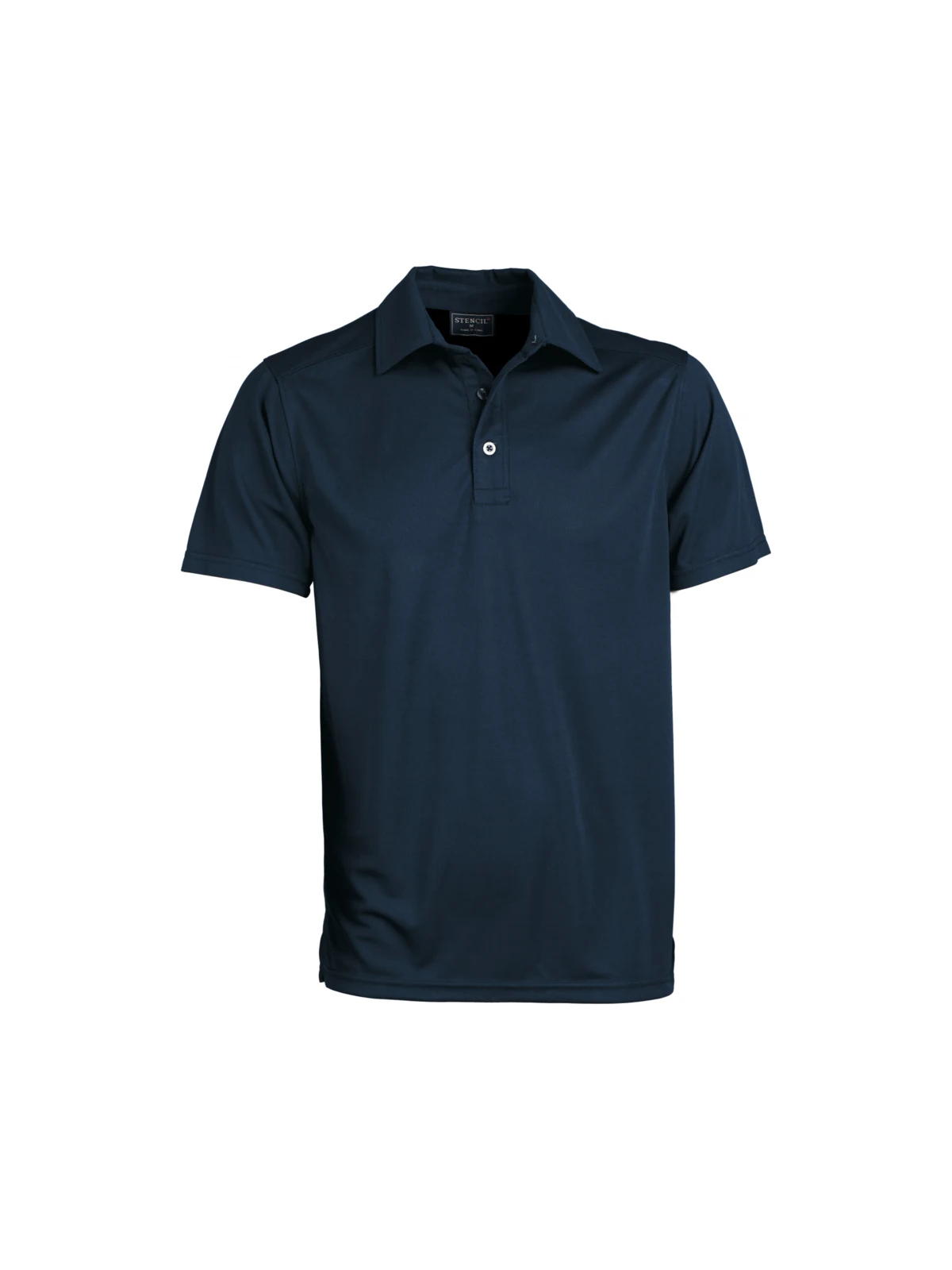 Glacier Men's S/S Polos in Navy – front view