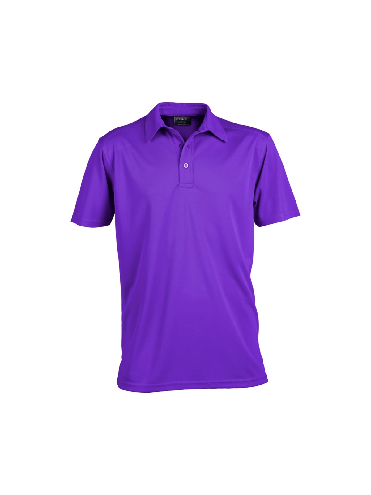 Glacier Men's S/S Polos in Purple – front view