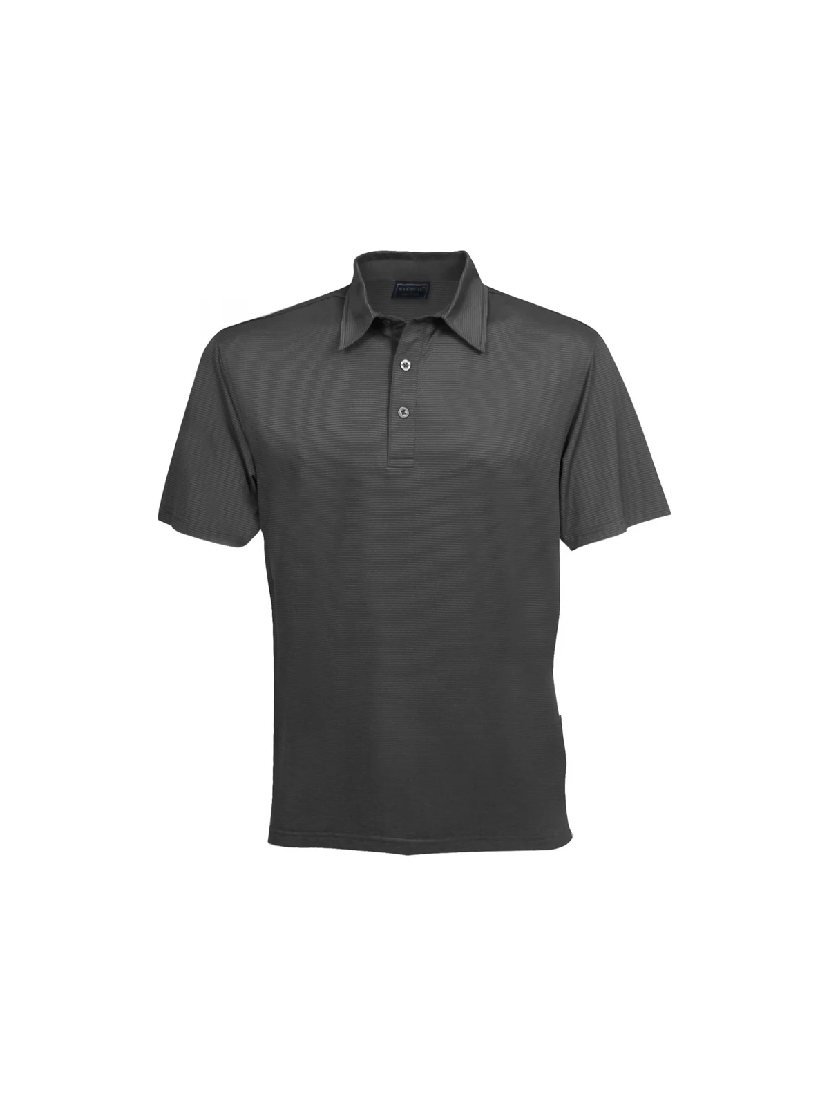 Silvertech Polo - Men's in Charcoal/Silver