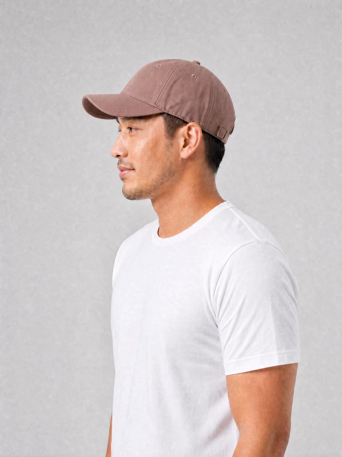 Access Cap in Hazy Pink – side view
