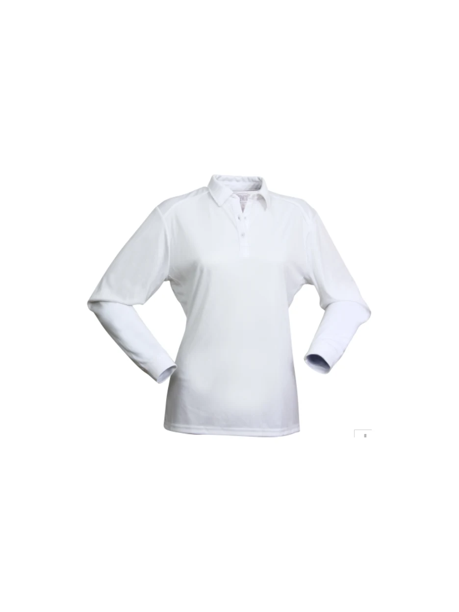 Freshen Polo L/S Ladies in White