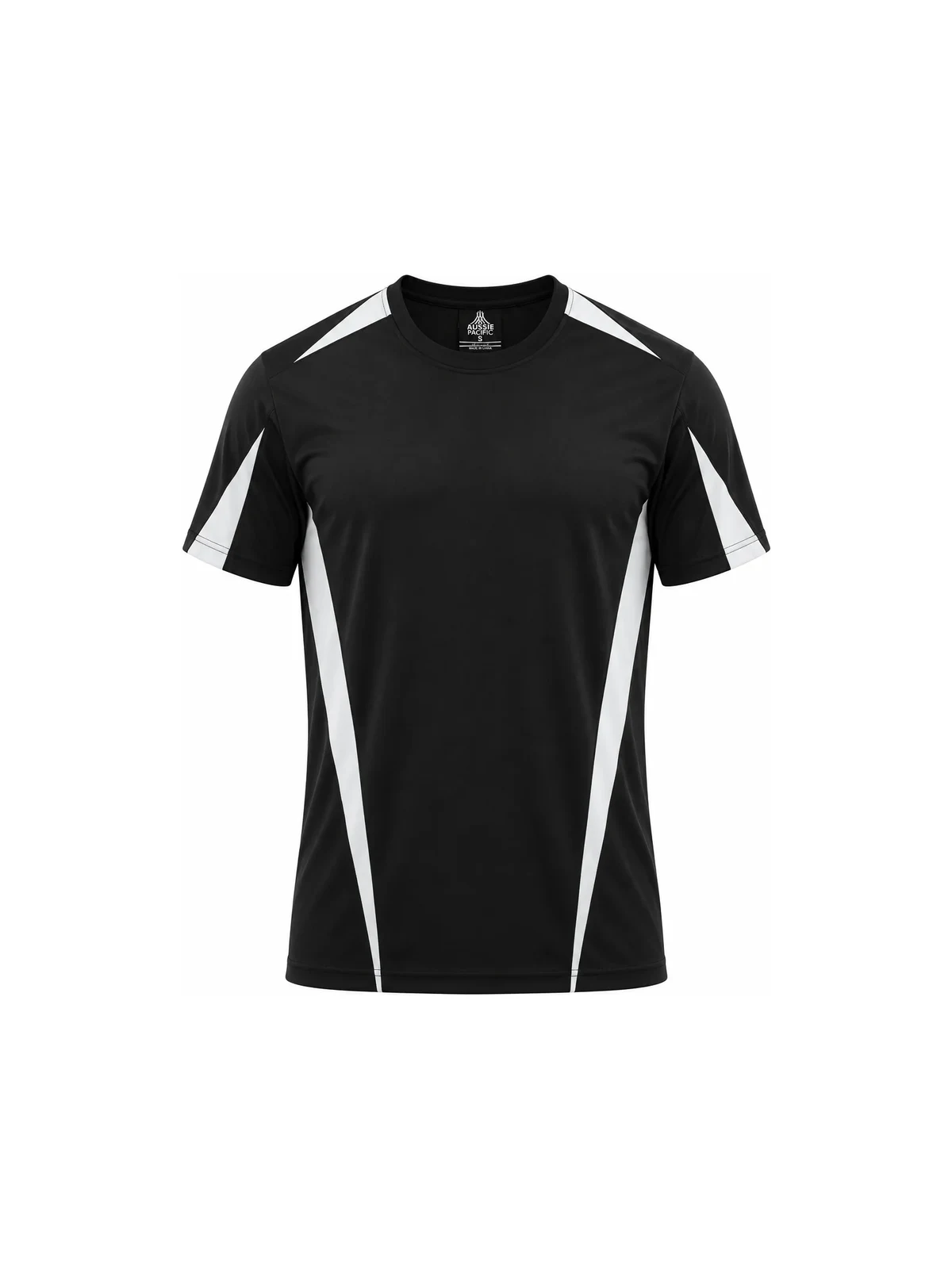 Eureka Men's Tees in Black/White – front view